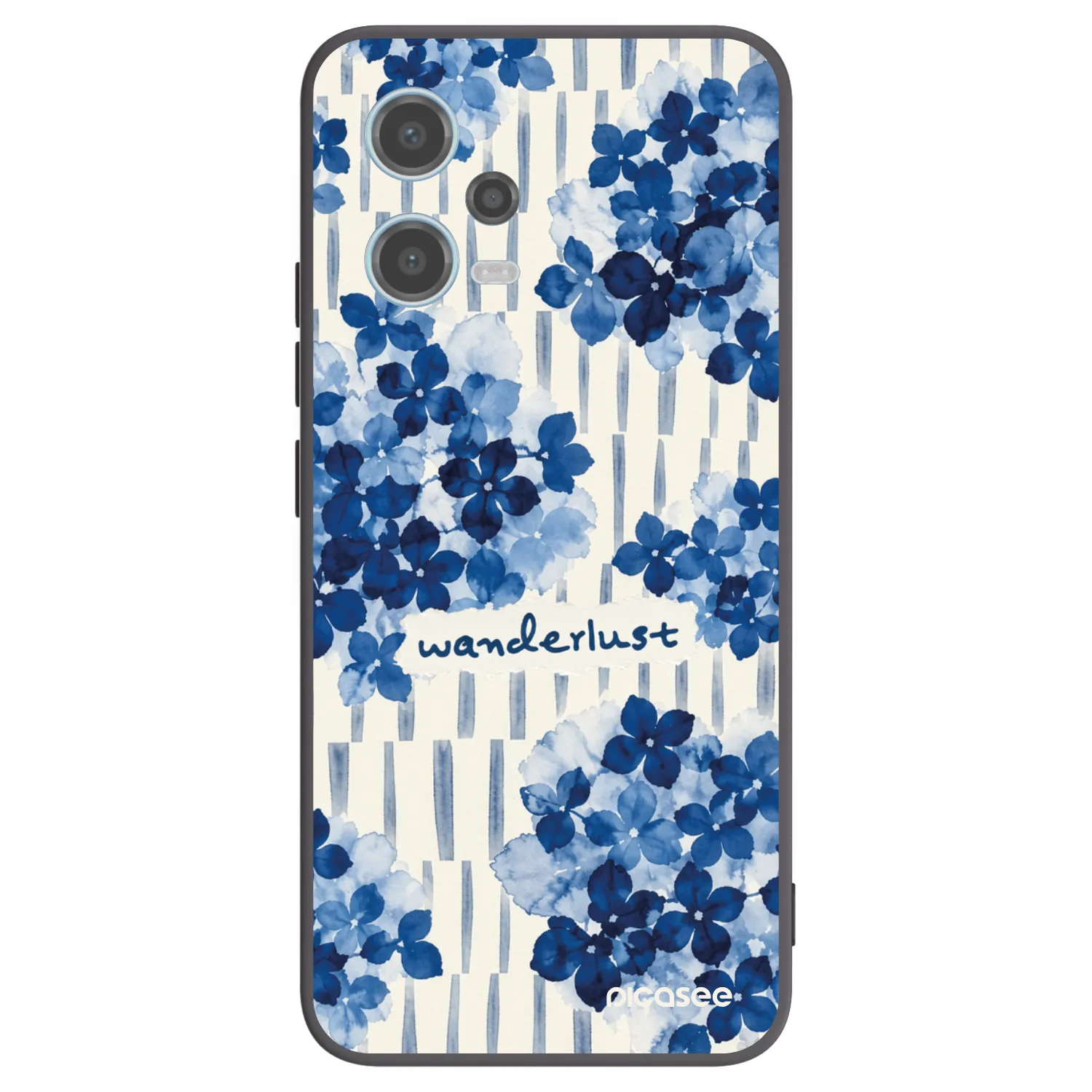 Picasee Μαύρη θήκη σιλικόνης για Xiaomi Redmi Note 12 5G - Azorea