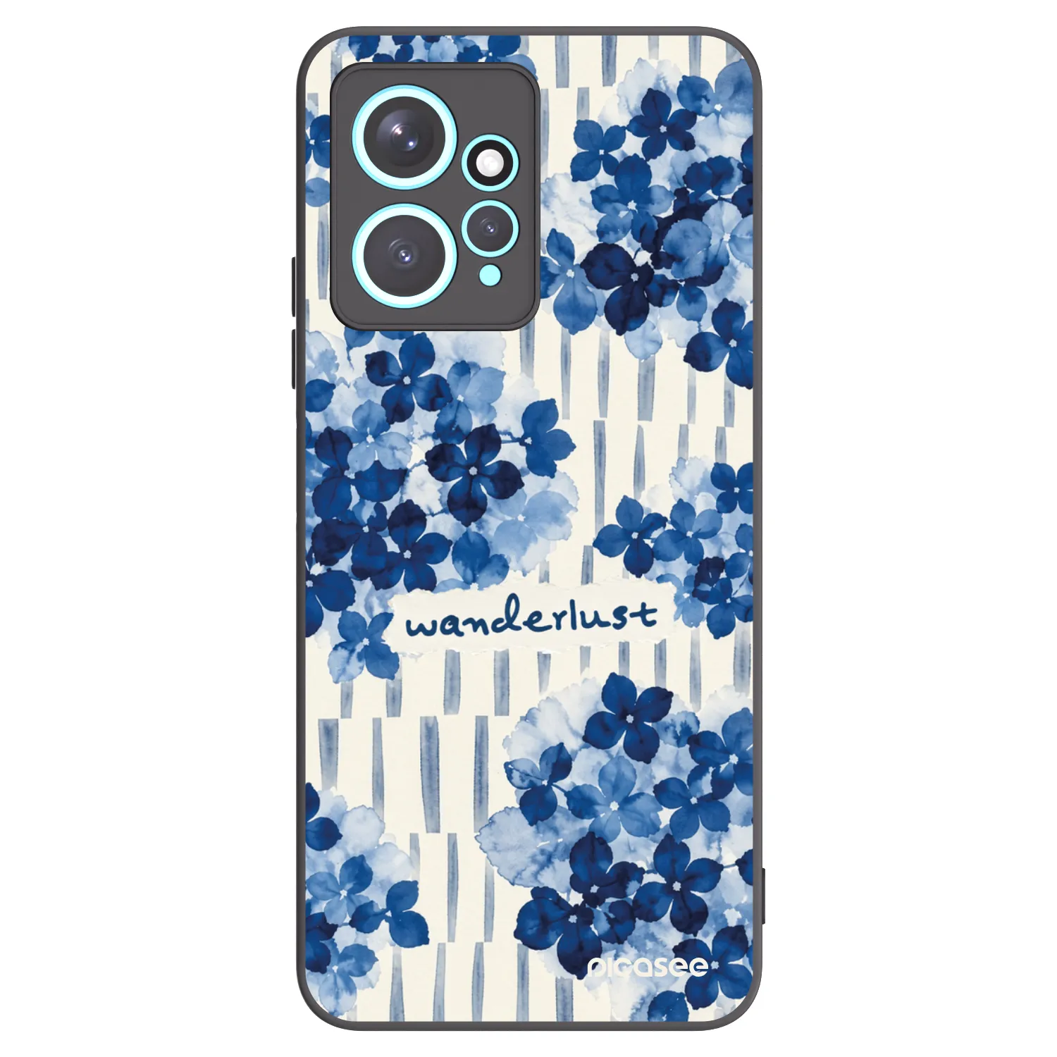 Picasee Μαύρη θήκη σιλικόνης για Xiaomi Redmi Note 12 4G - Azorea