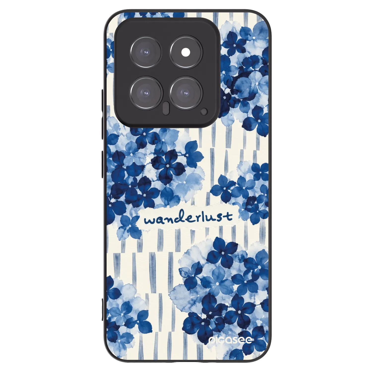 Picasee Μαύρη θήκη σιλικόνης για Xiaomi 14 - Azorea