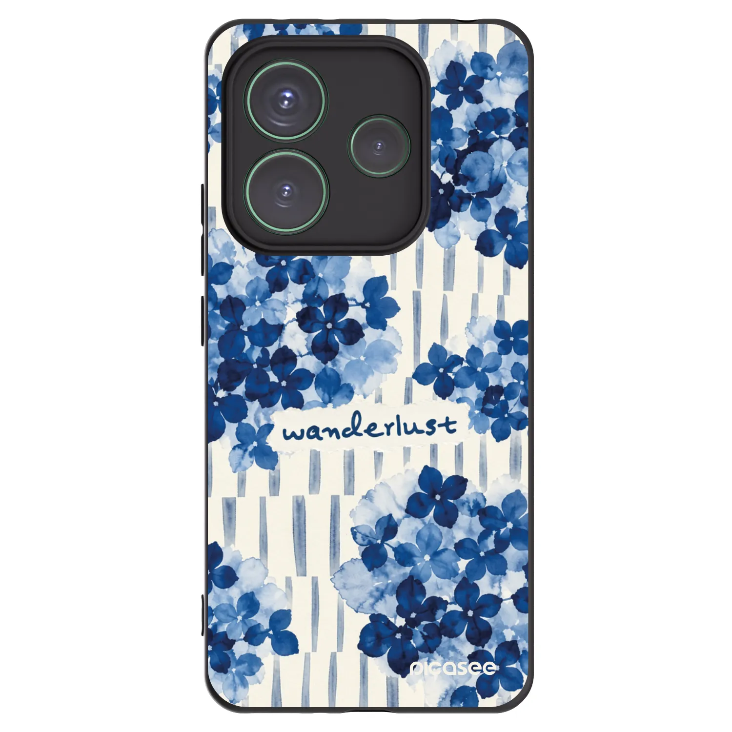 Picasee Μαύρη θήκη σιλικόνης για Xiaomi Redmi Note 14 5G - Azorea