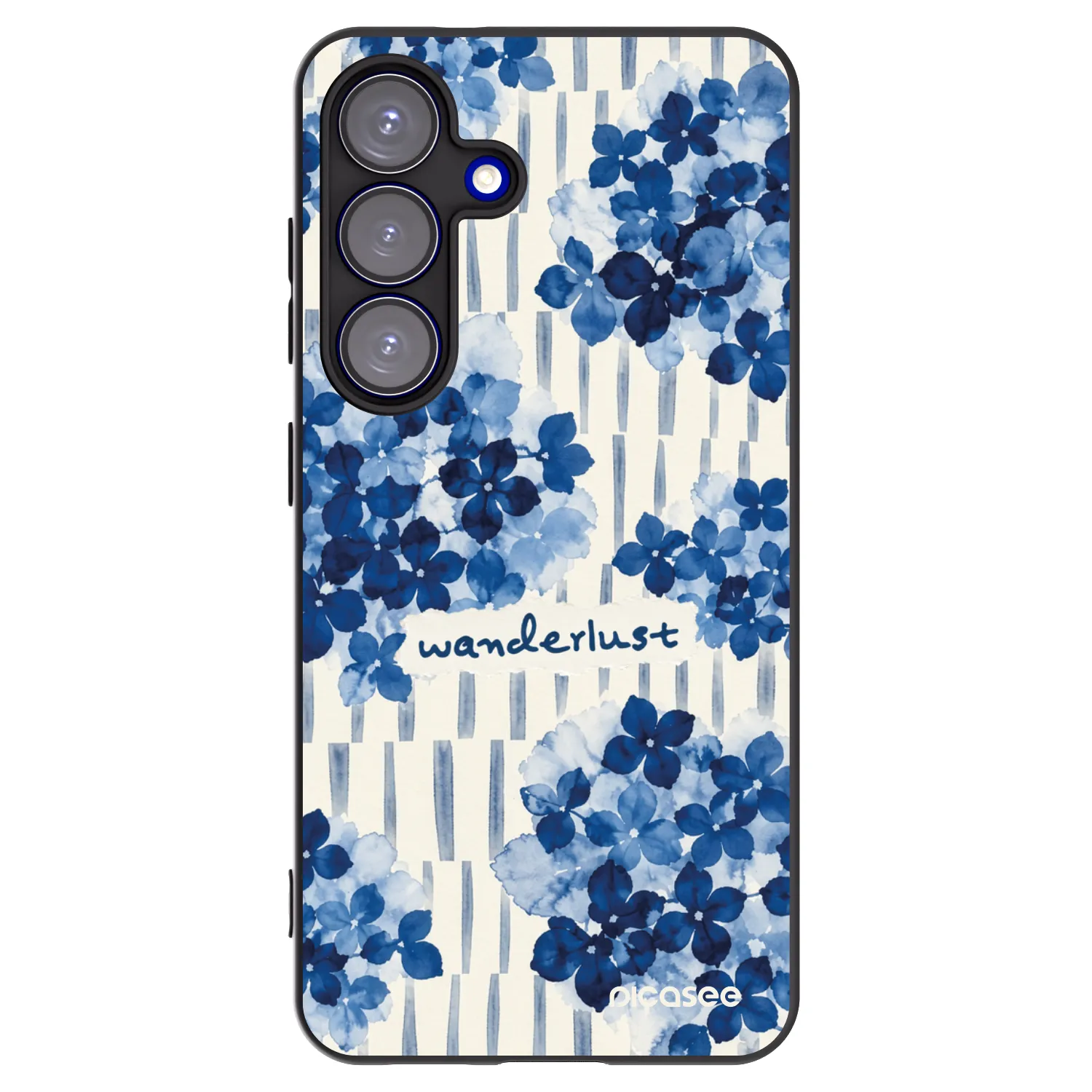 Picasee Μαύρη θήκη σιλικόνης για Samsung Galaxy S25 5G - Azorea