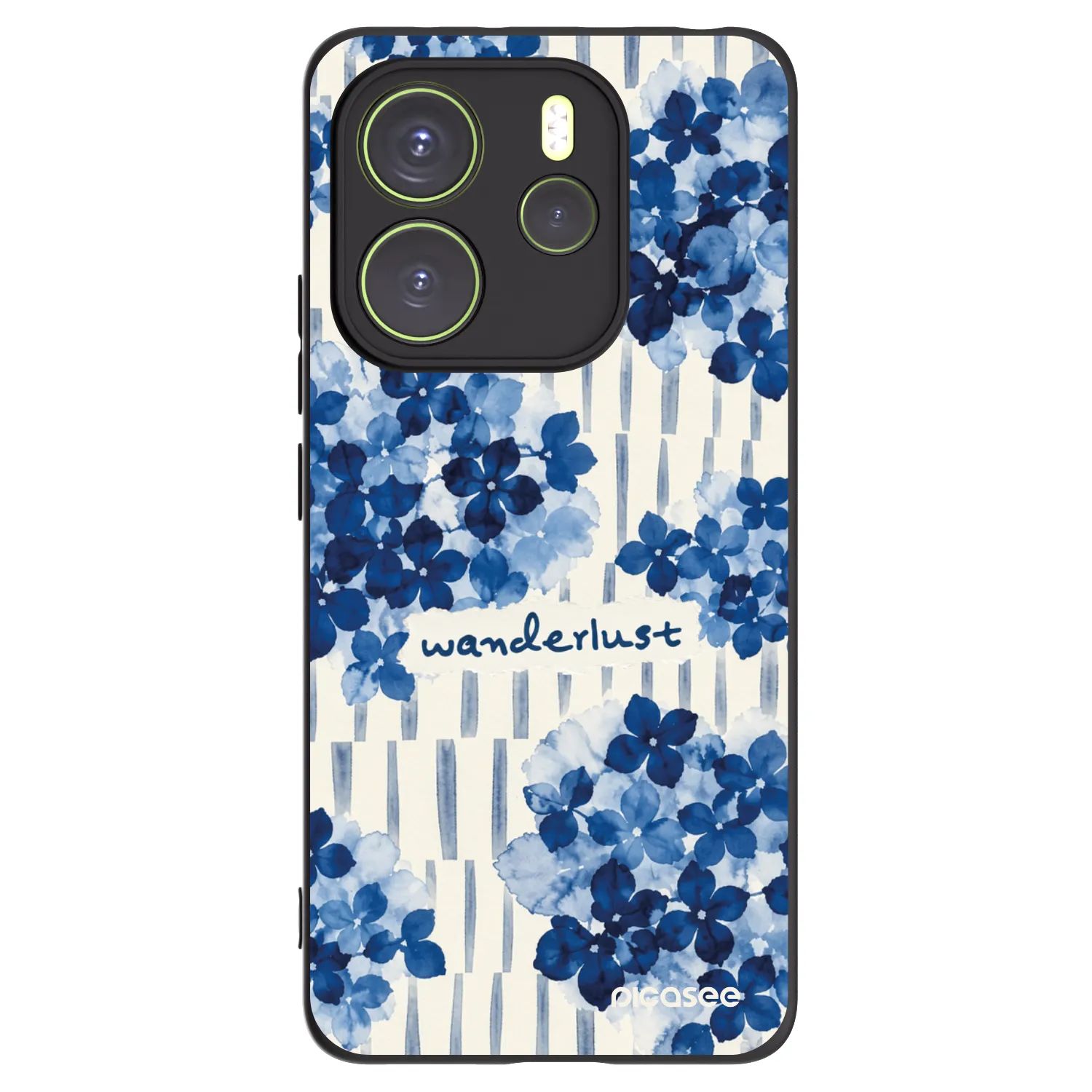 Picasee Μαύρη θήκη σιλικόνης για Xiaomi Redmi Note 14 4G - Azorea