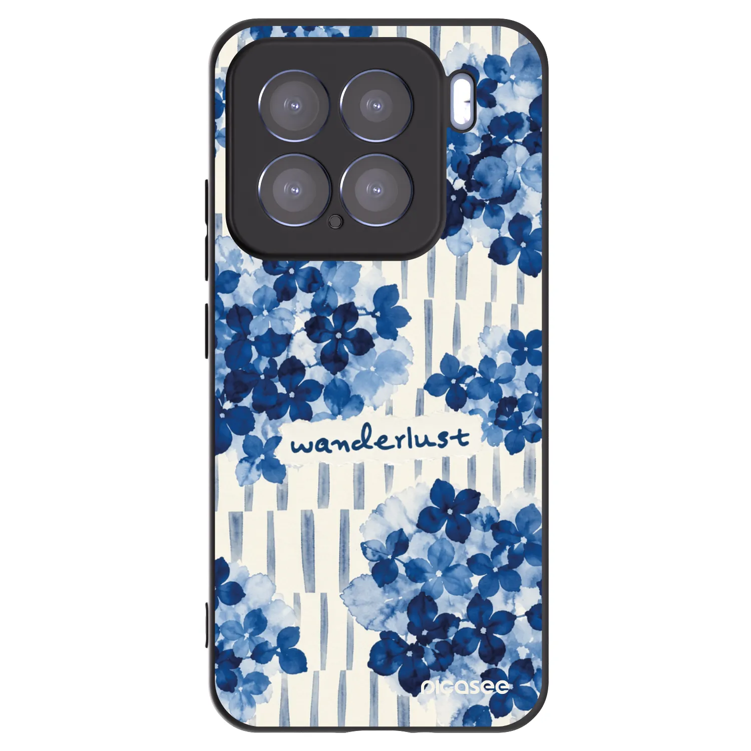 Picasee Μαύρη θήκη σιλικόνης για Xiaomi 15 - Azorea