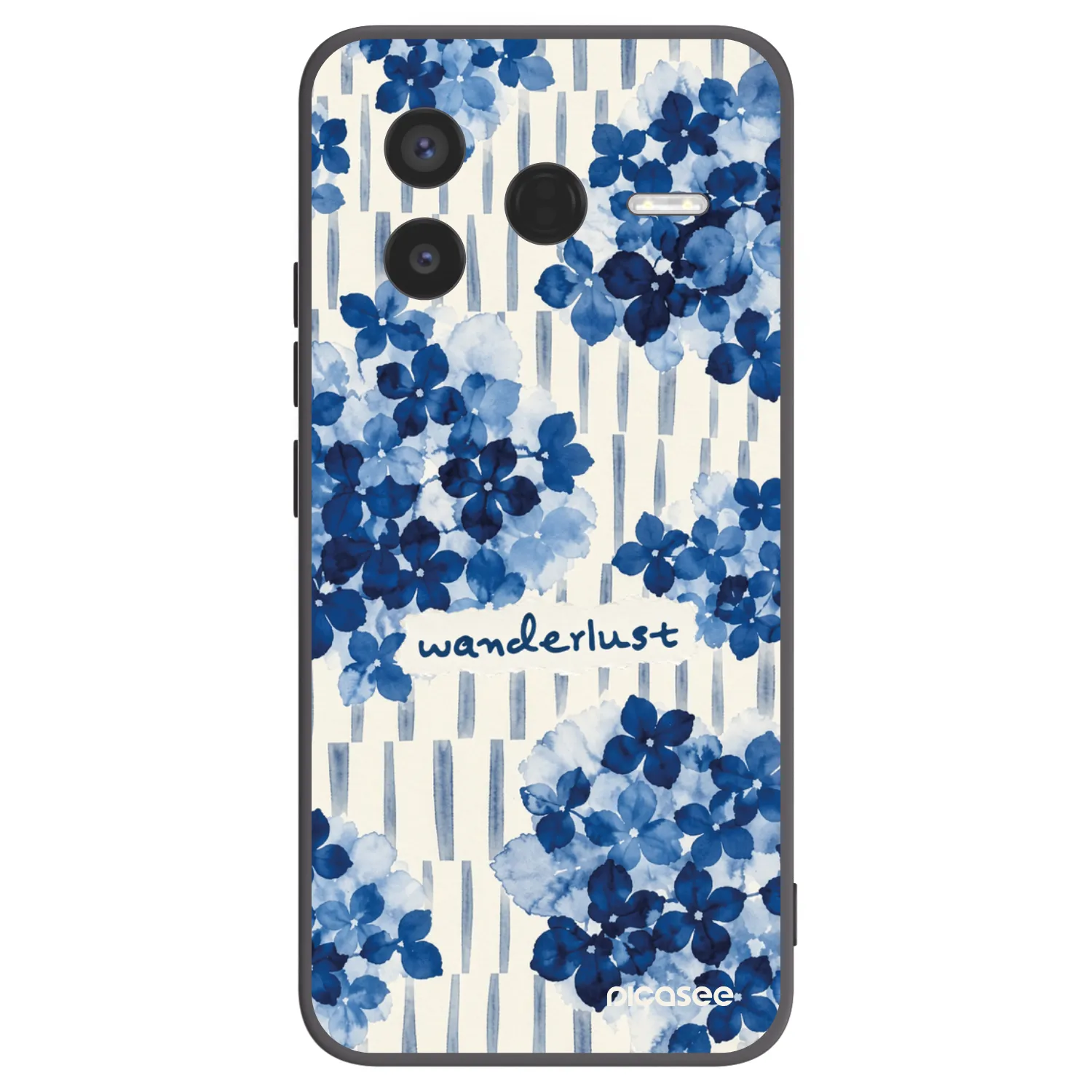 Picasee Μαύρη θήκη σιλικόνης για Xiaomi Poco F7 Pro 5G - Azorea
