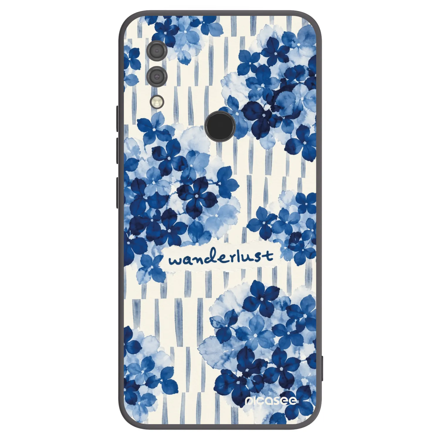 Picasee Μαύρη θήκη σιλικόνης για Xiaomi Redmi 7 - Azorea
