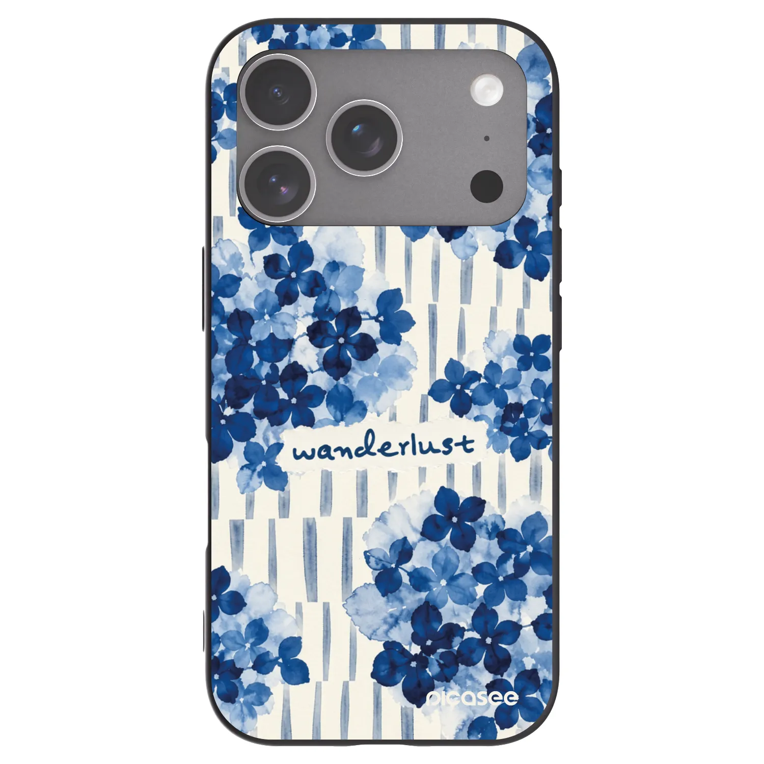 Picasee Μαύρη θήκη σιλικόνης για Apple iPhone 18 Pro - Azorea
