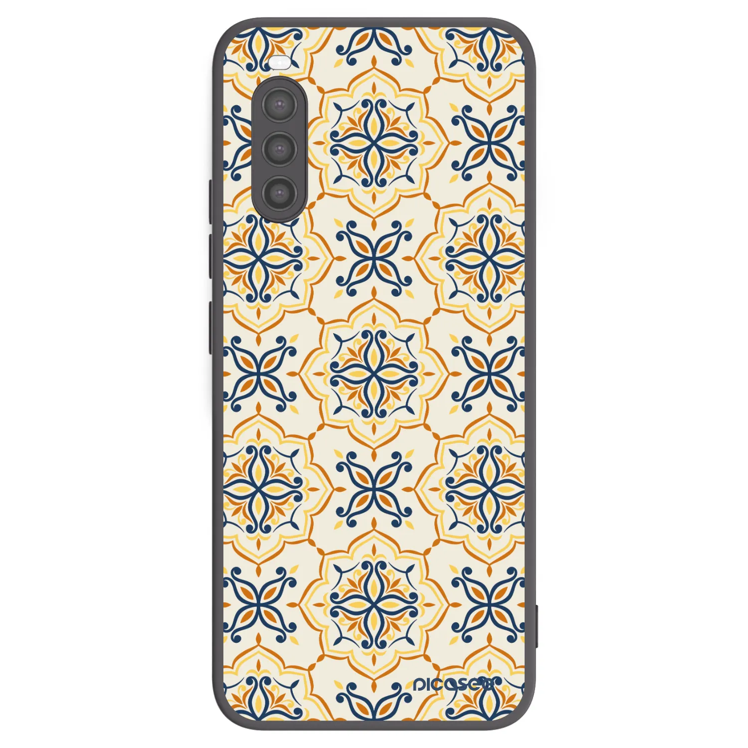 Picasee Μαύρη θήκη σιλικόνης για Sony Xperia 10 II - Majolica
