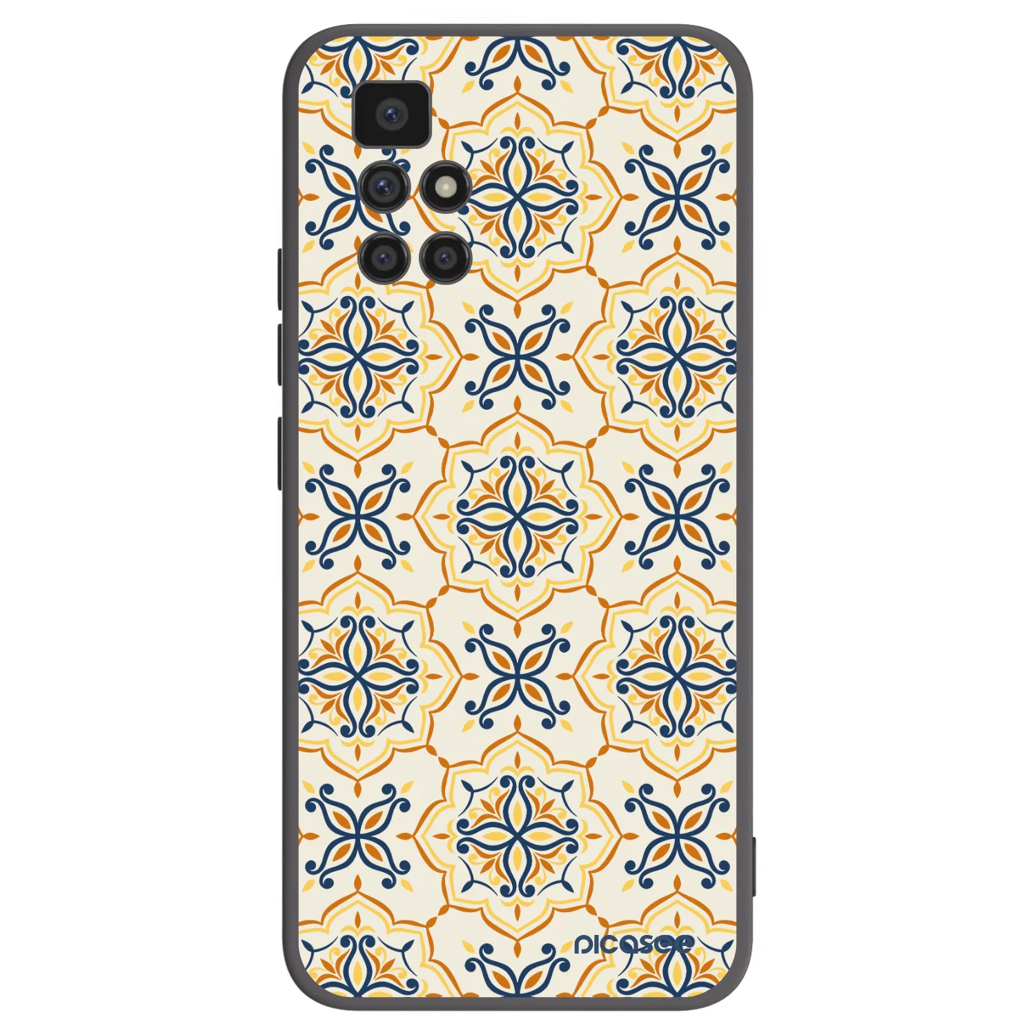 Picasee Μαύρη θήκη σιλικόνης για Xiaomi Redmi 10 (2022) - Majolica