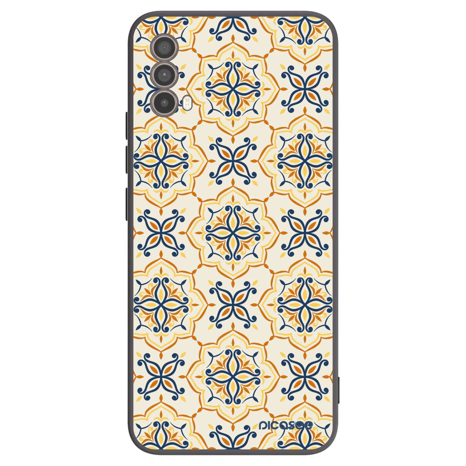 Picasee Μαύρη θήκη σιλικόνης για Motorola Moto E40 - Majolica