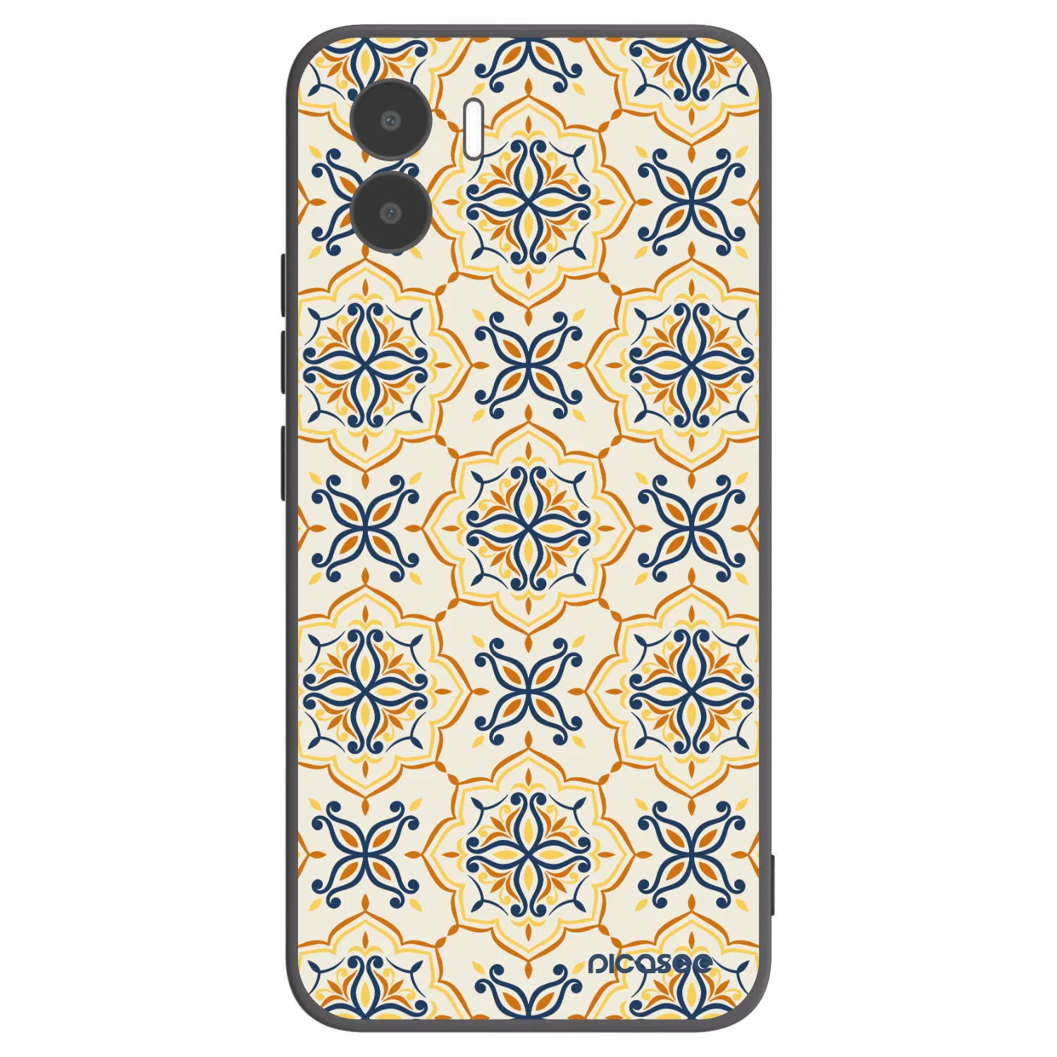 Picasee Μαύρη θήκη σιλικόνης για Xiaomi Redmi A1 - Majolica