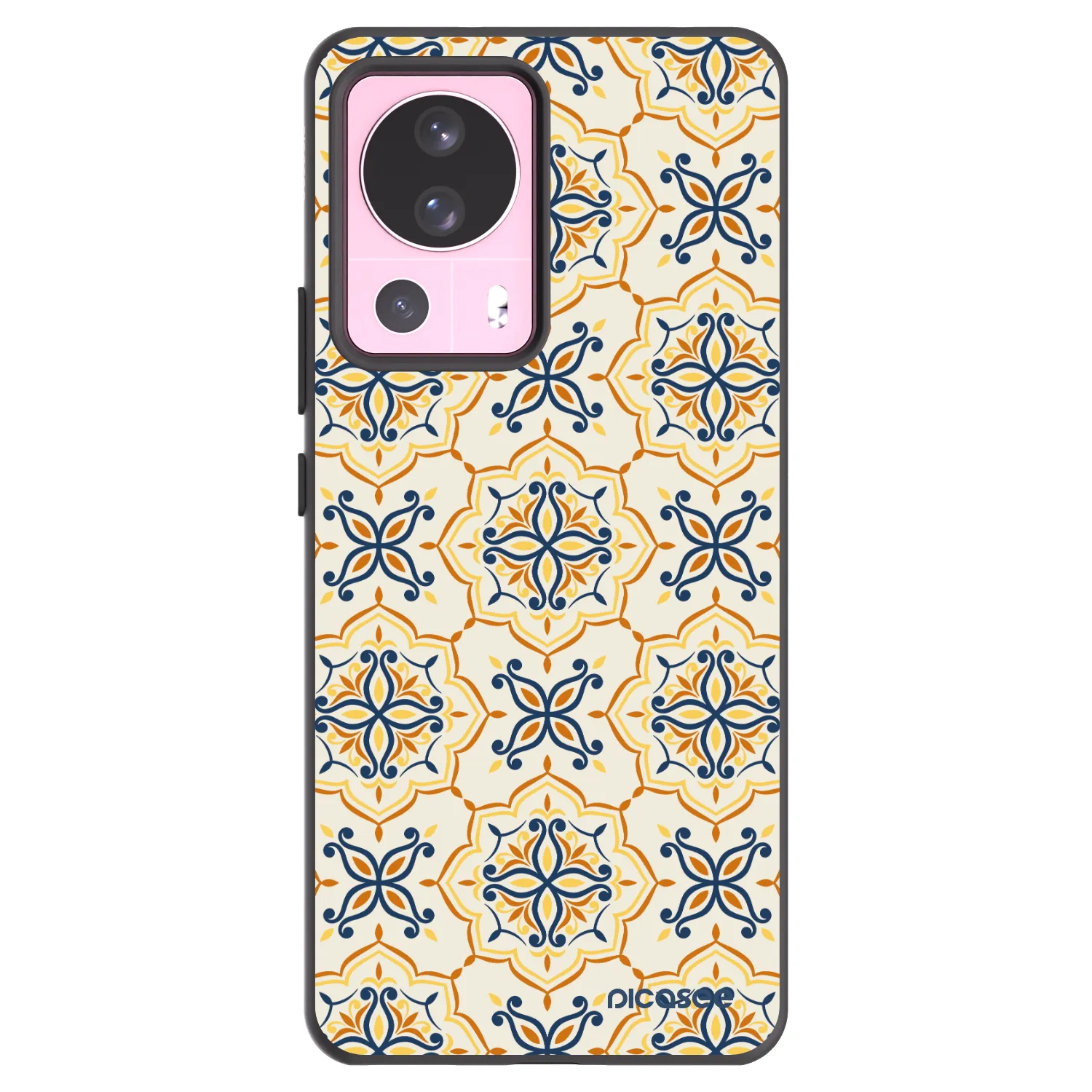 Picasee Μαύρη θήκη σιλικόνης για Xiaomi 13 Lite - Majolica