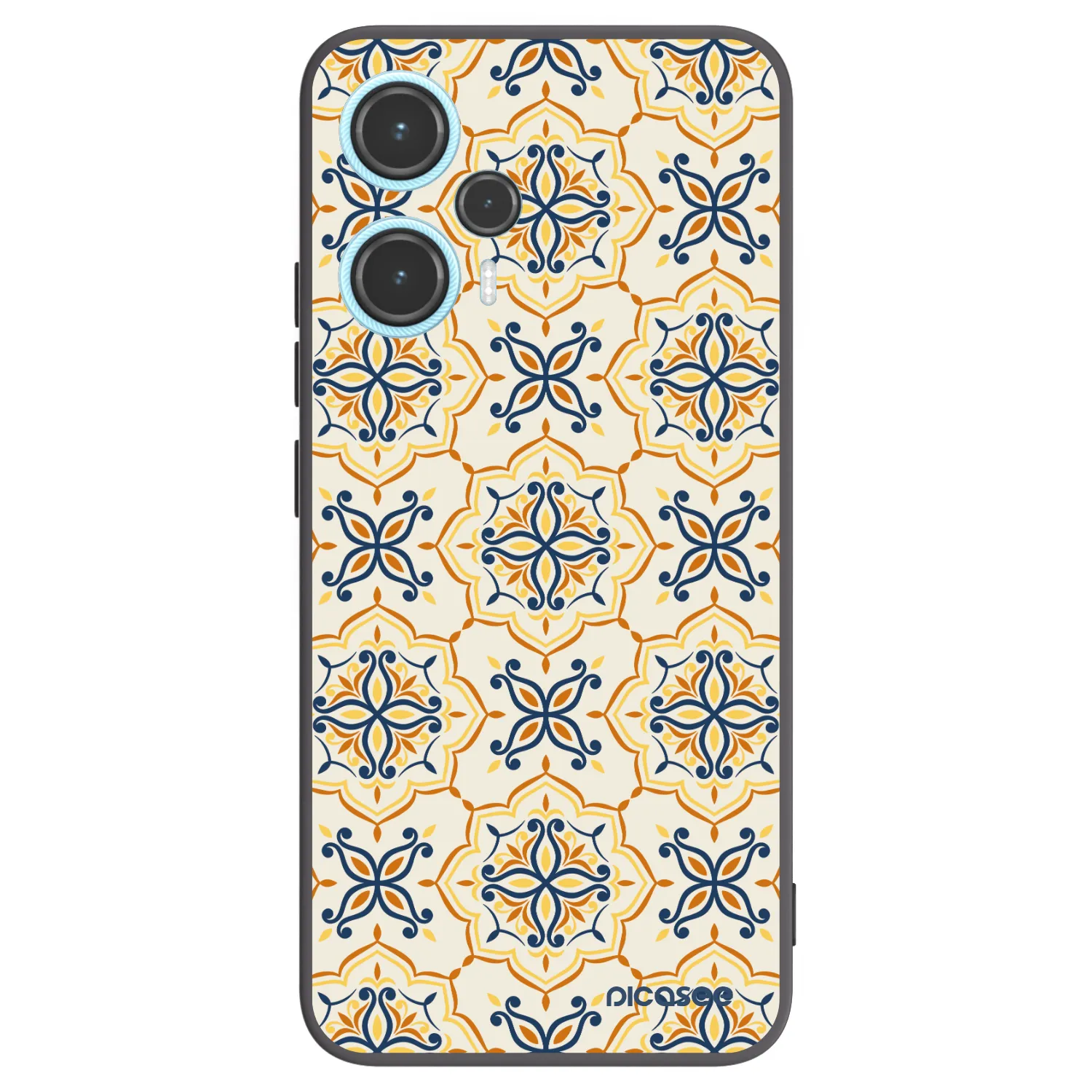Picasee Μαύρη θήκη σιλικόνης για Xiaomi Poco F5 - Majolica