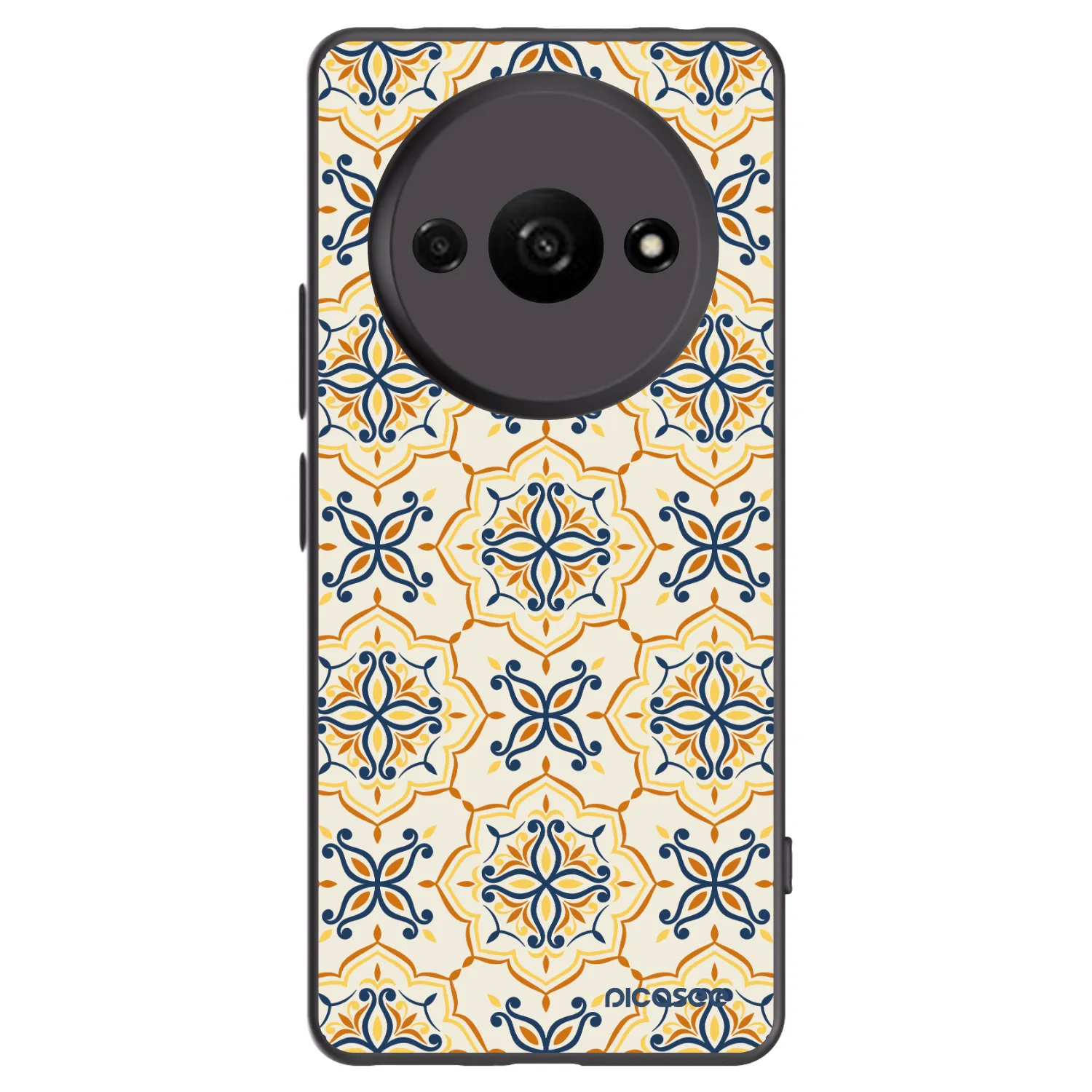 Picasee Μαύρη θήκη σιλικόνης για Xiaomi Redmi A3 - Majolica