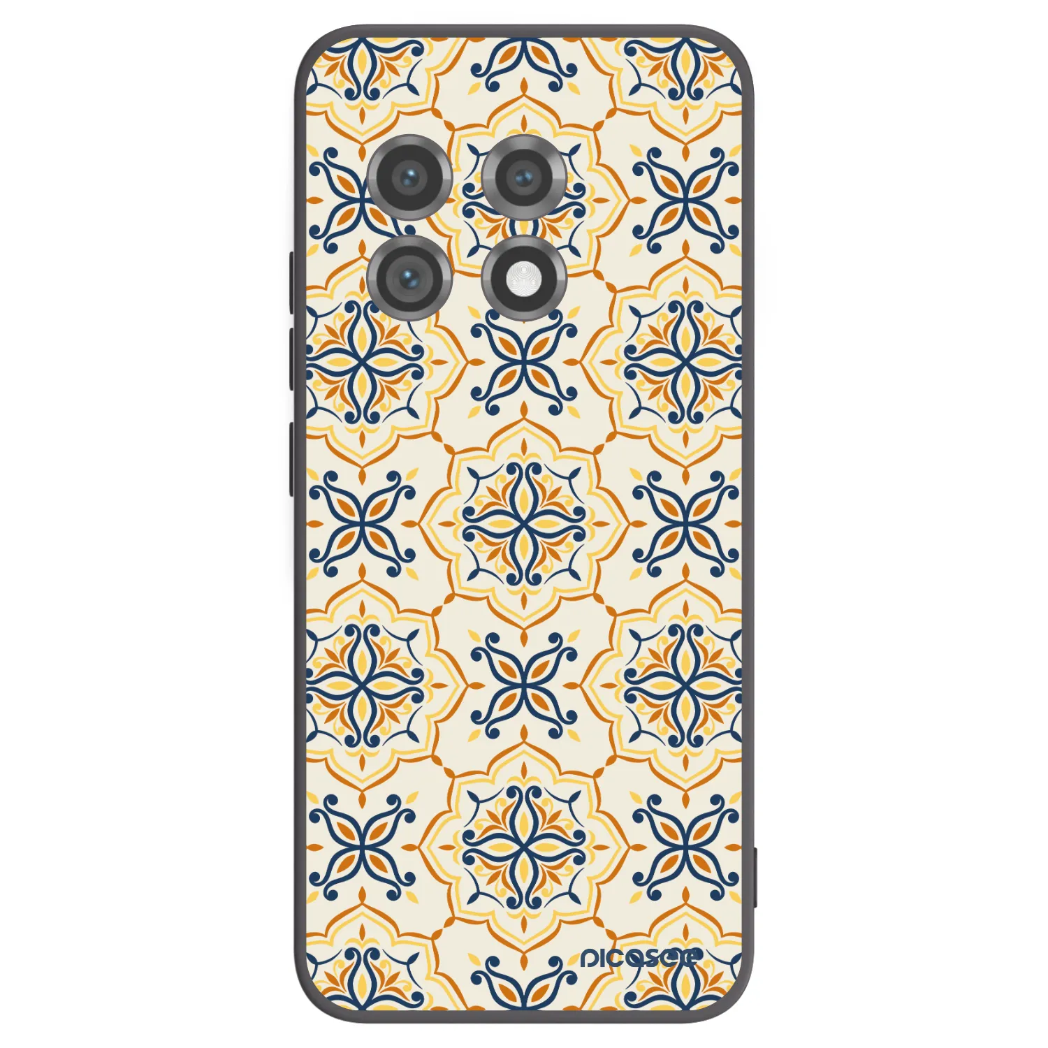 Picasee Μαύρη θήκη σιλικόνης για OnePlus 11 5G - Majolica