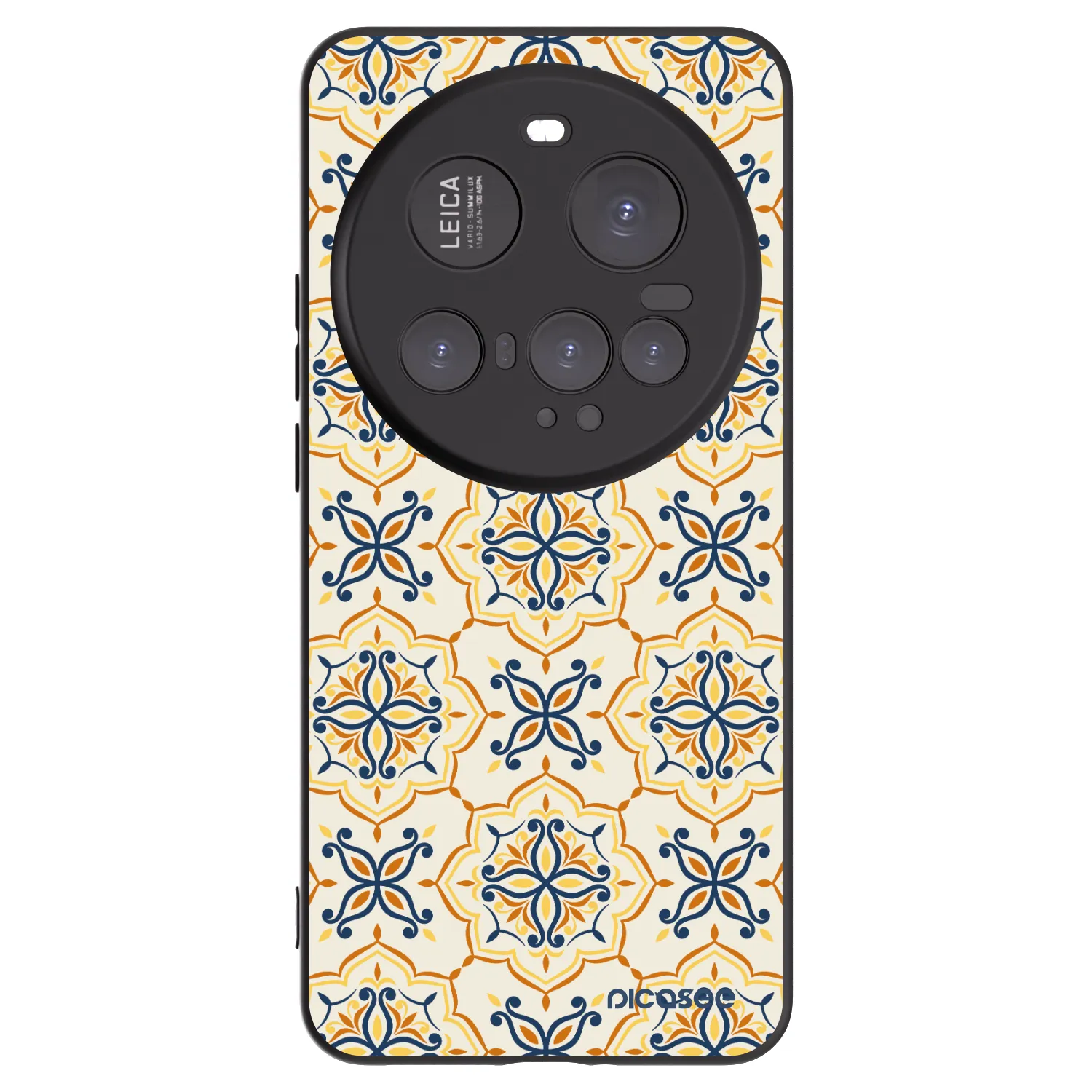 Picasee Μαύρη θήκη σιλικόνης για Xiaomi 15 Ultra - Majolica