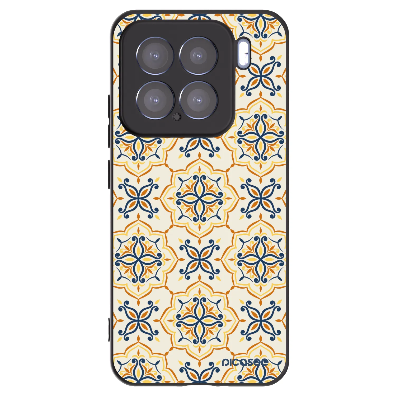 Picasee Μαύρη θήκη σιλικόνης για Xiaomi 15 - Majolica