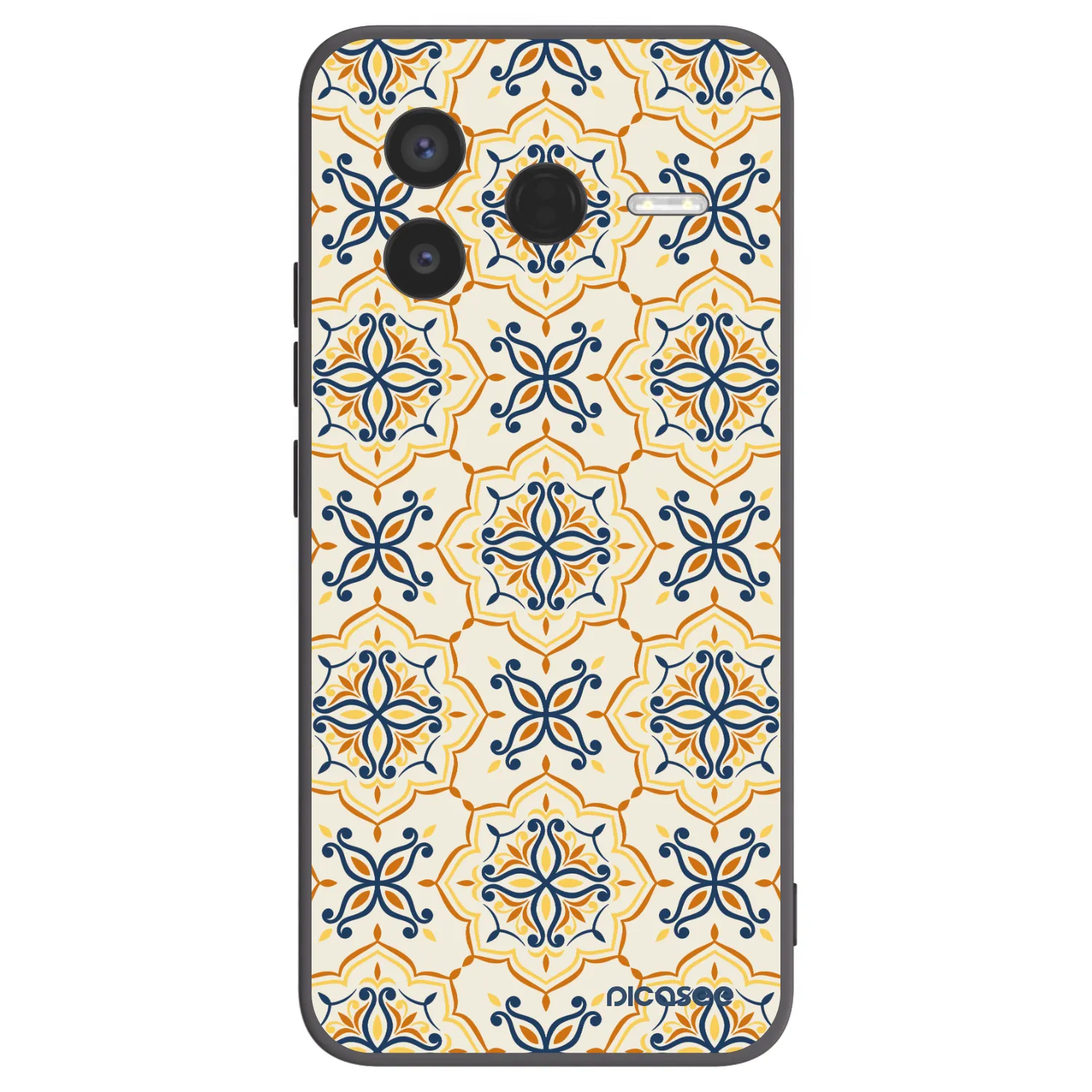 Picasee Μαύρη θήκη σιλικόνης για Xiaomi Poco F7 Pro 5G - Majolica