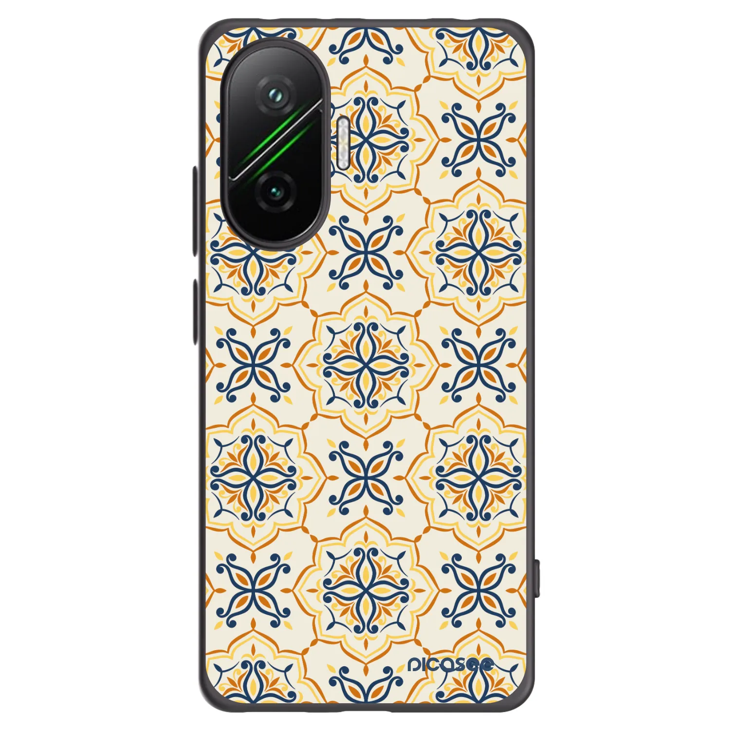 Picasee Μαύρη θήκη σιλικόνης για Xiaomi Poco F7 5G - Majolica