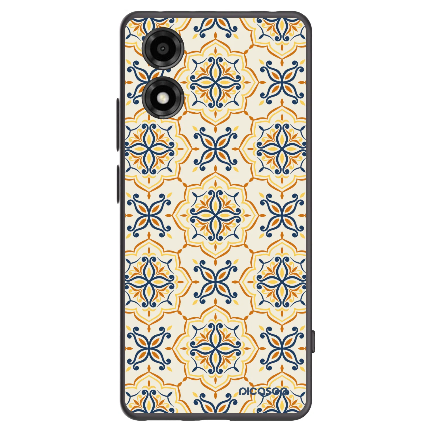 Picasee Μαύρη θήκη σιλικόνης για Motorola Moto E14 - Majolica