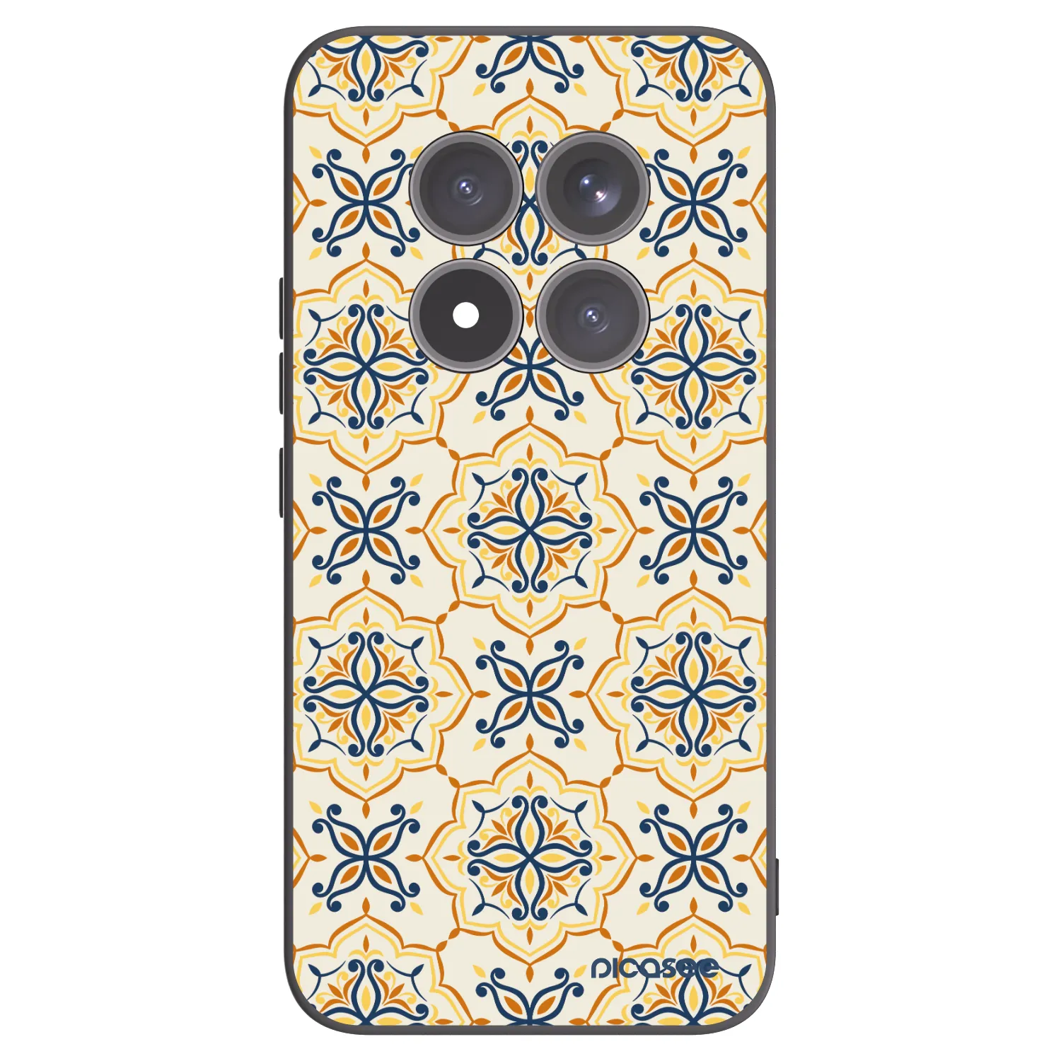 Picasee Μαύρη θήκη σιλικόνης για Xiaomi Redmi Note 15 Pro+ - Majolica