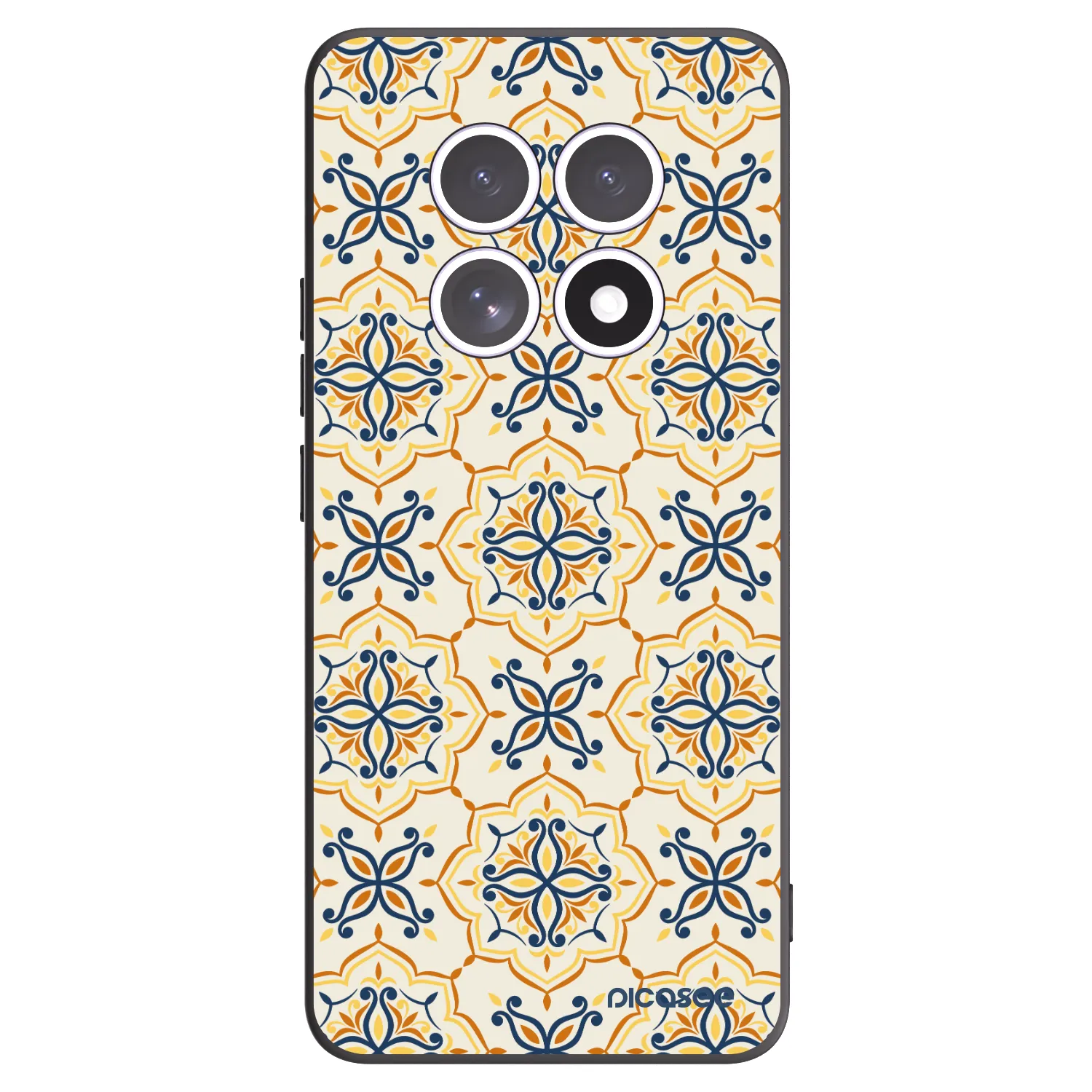 Picasee Μαύρη θήκη σιλικόνης για Xiaomi Redmi Note 15 4G - Majolica