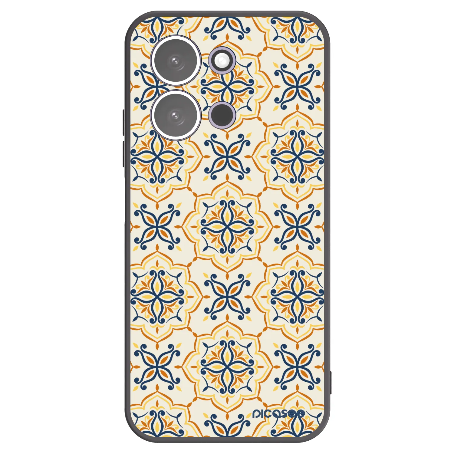 Picasee Μαύρη θήκη σιλικόνης για Xiaomi Redmi 15C 5G - Majolica