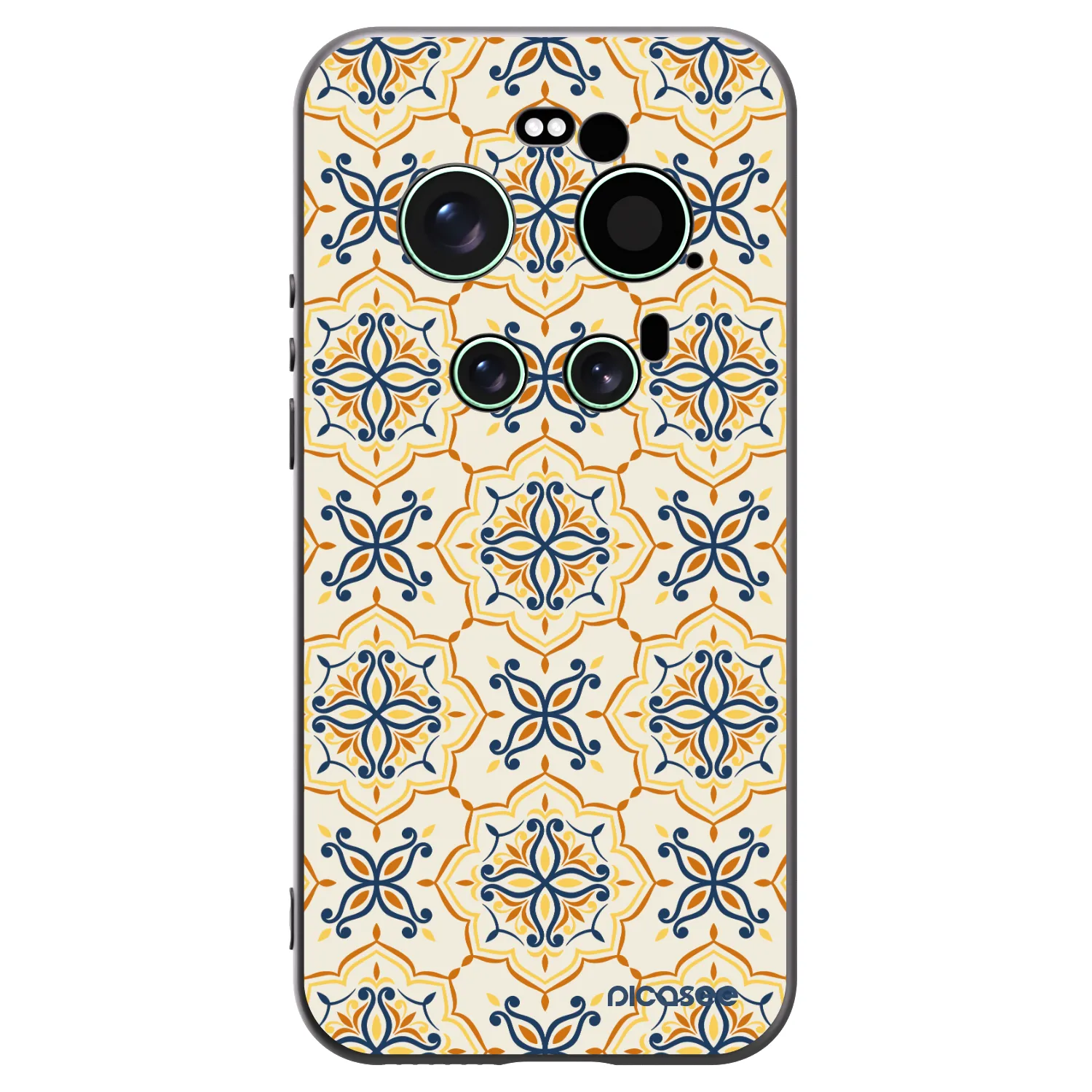 Picasee Μαύρη θήκη σιλικόνης για Xiaomi 17 Ultra - Majolica