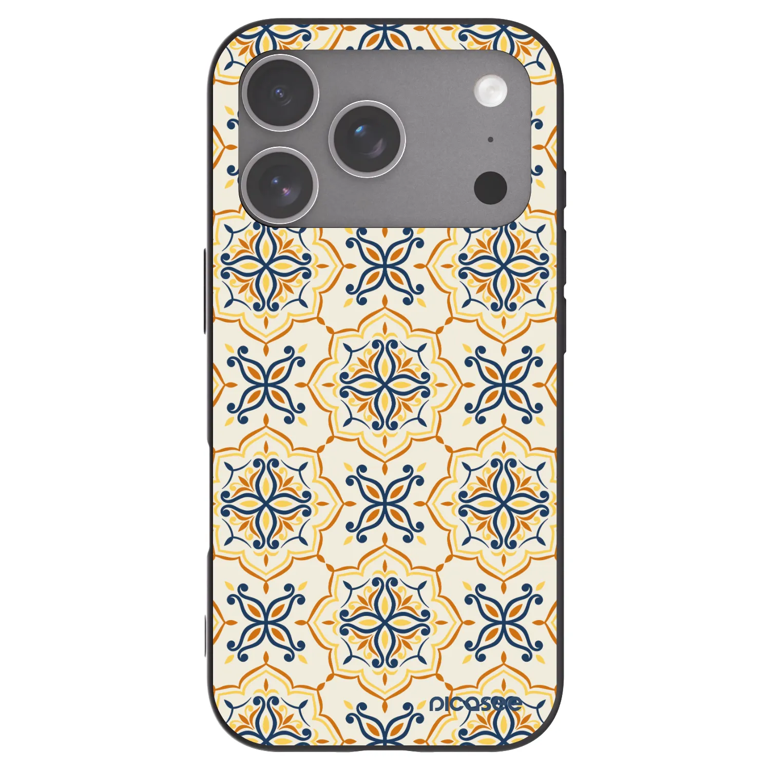 Picasee Μαύρη θήκη σιλικόνης για Apple iPhone 18 Pro - Majolica