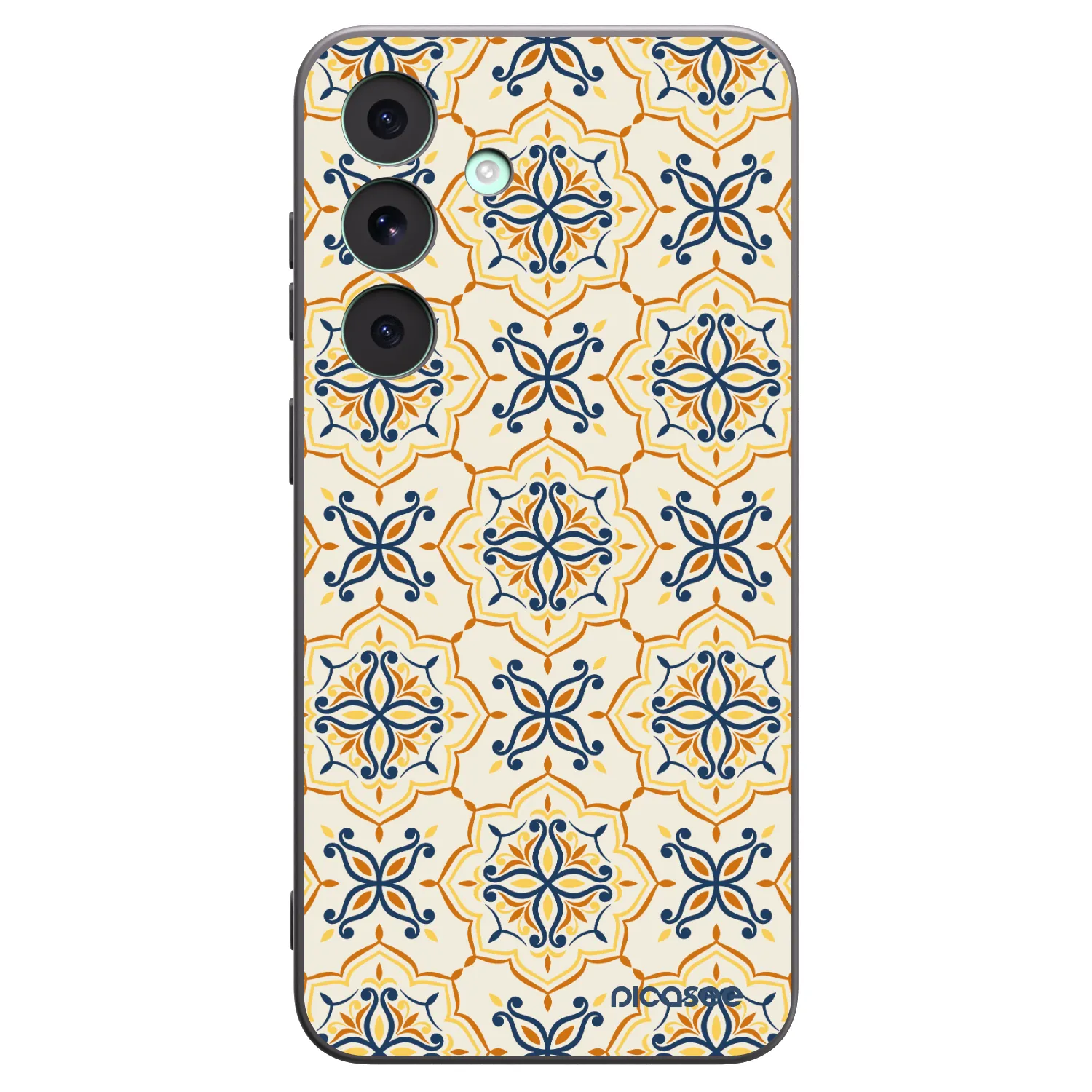 Picasee Μαύρη θήκη σιλικόνης για Samsung Galaxy S26 FE - Majolica