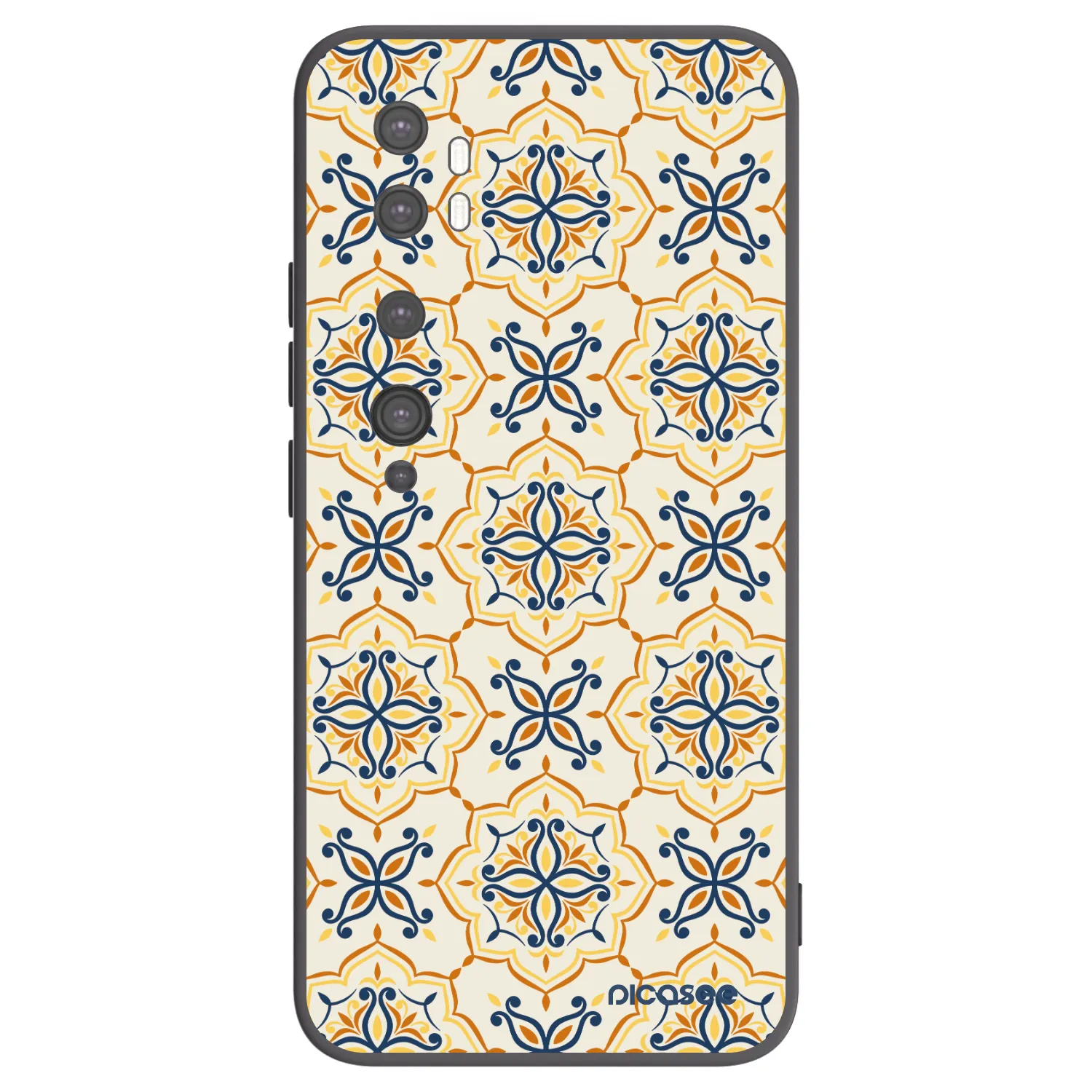Picasee Μαύρη θήκη σιλικόνης για Xiaomi Mi Note 10 (Pro) - Majolica