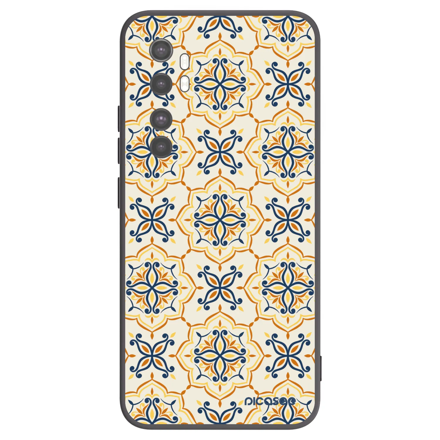 Picasee Μαύρη θήκη σιλικόνης για Xiaomi Mi Note 10 Lite - Majolica