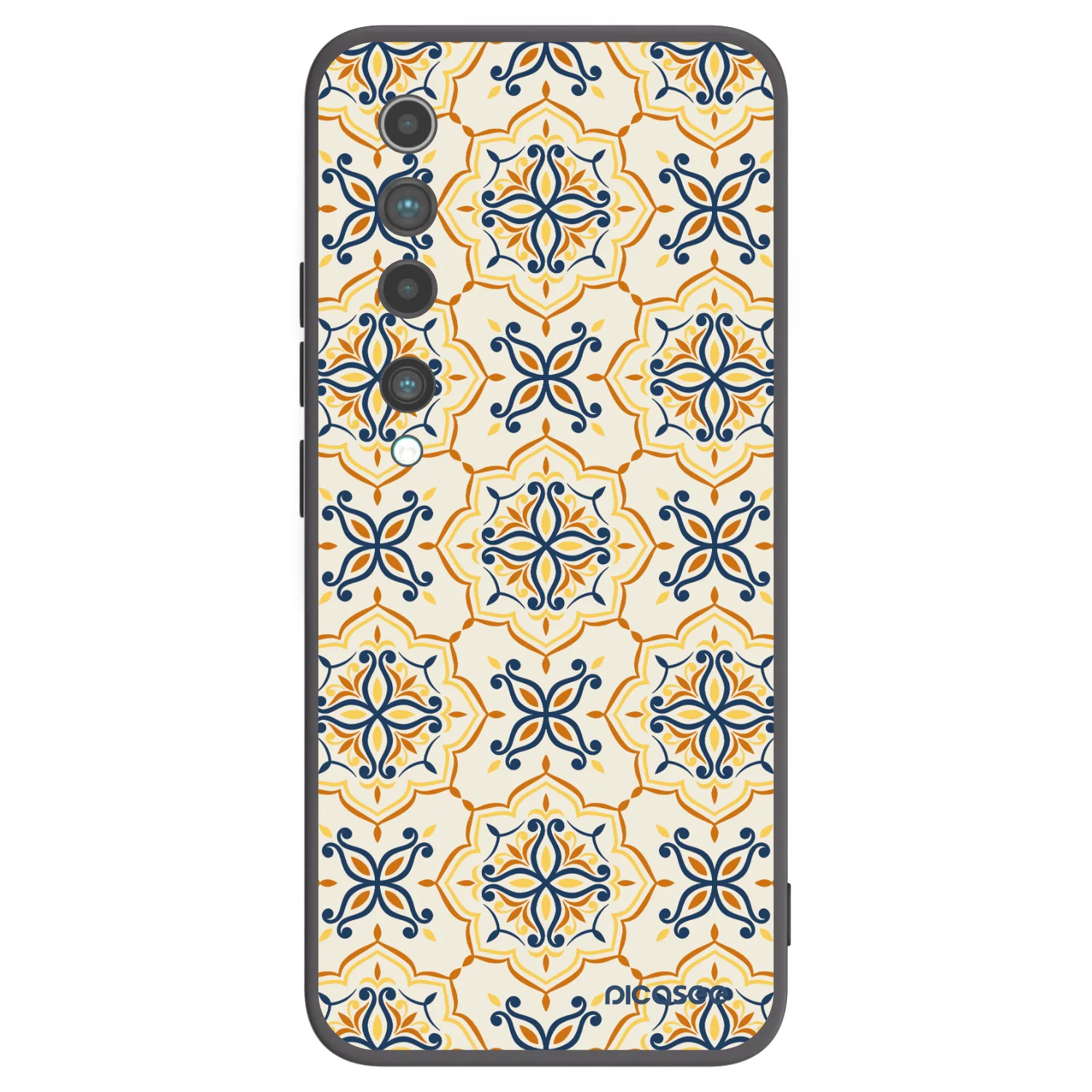 Picasee Μαύρη θήκη σιλικόνης για Xiaomi Mi 10 - Majolica