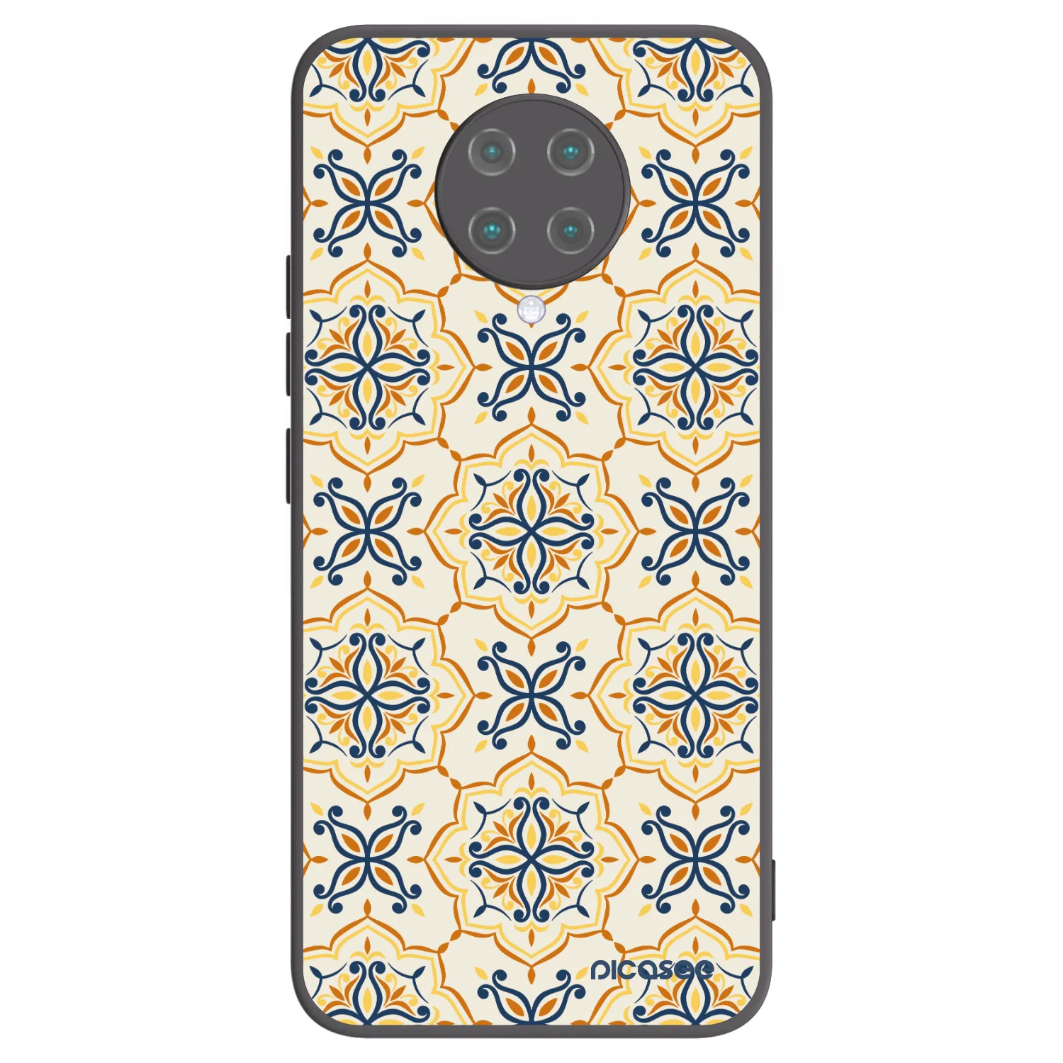 Picasee Μαύρη θήκη σιλικόνης για Xiaomi Poco F2 Pro - Majolica