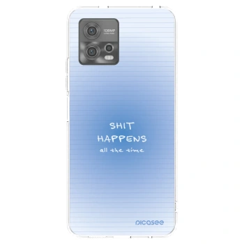 Picasee διαφανής θήκη σιλικόνης Motorola Moto G72 - Oops Memo