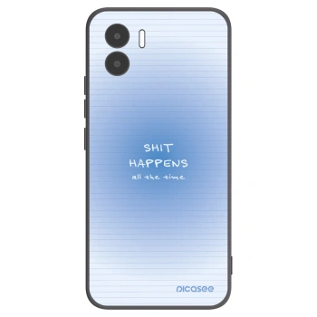 Picasee Μαύρη θήκη σιλικόνης για Xiaomi Redmi A2 - Oops Memo