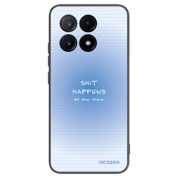Picasee Μαύρη θήκη σιλικόνης για Xiaomi Poco X6 Pro - Oops Memo