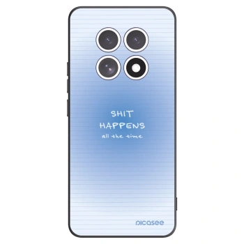 Picasee Μαύρη θήκη σιλικόνης για Xiaomi Redmi Note 15 5G - Oops Memo