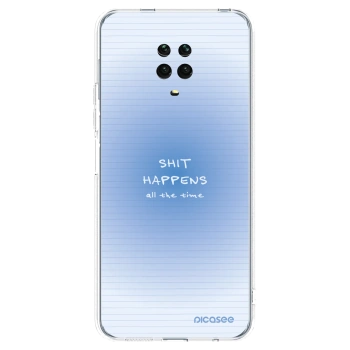 Picasee διαφανής θήκη σιλικόνης Xiaomi Redmi Note 9S - Oops Memo