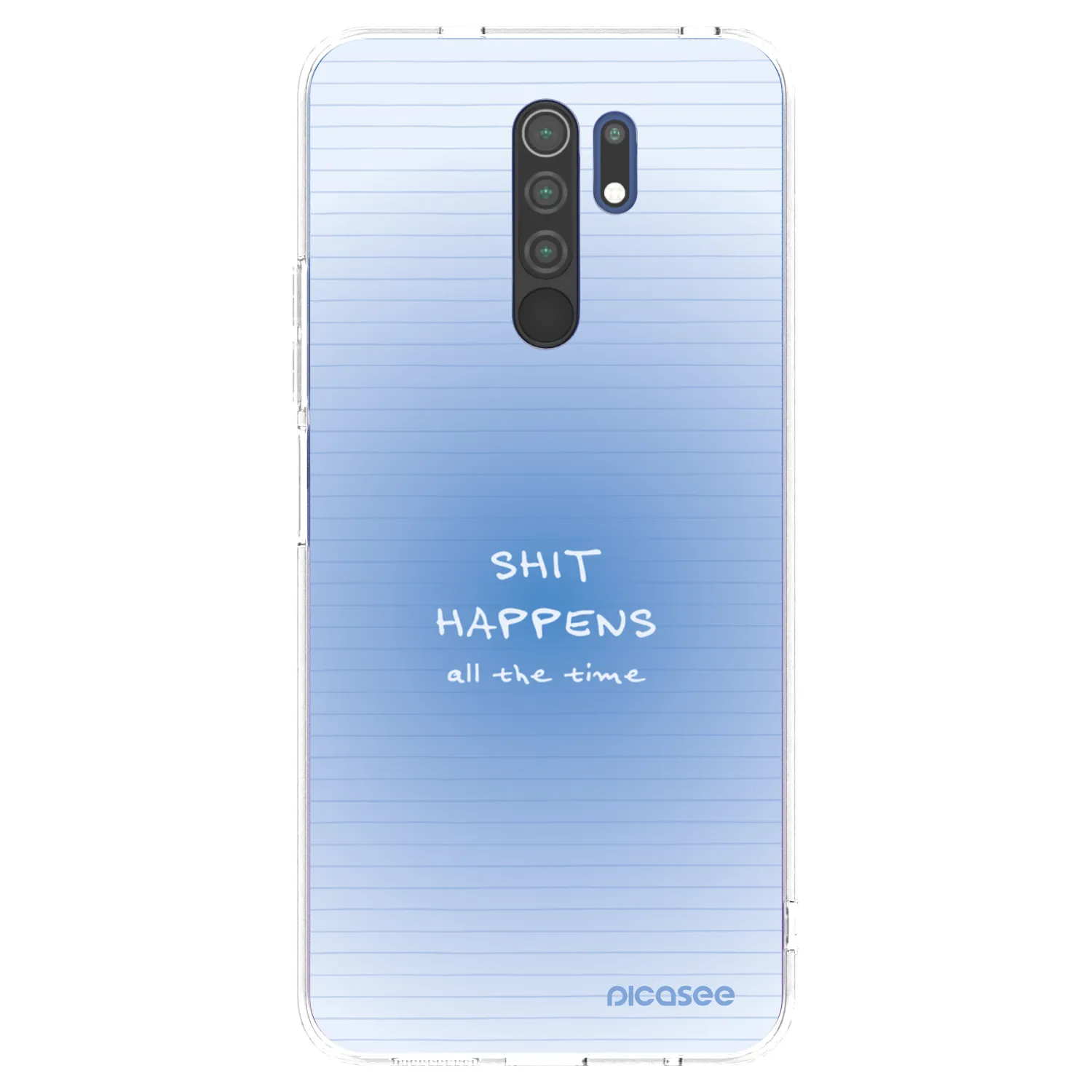 Picasee διαφανής θήκη σιλικόνης Xiaomi Redmi 9 - Oops Memo