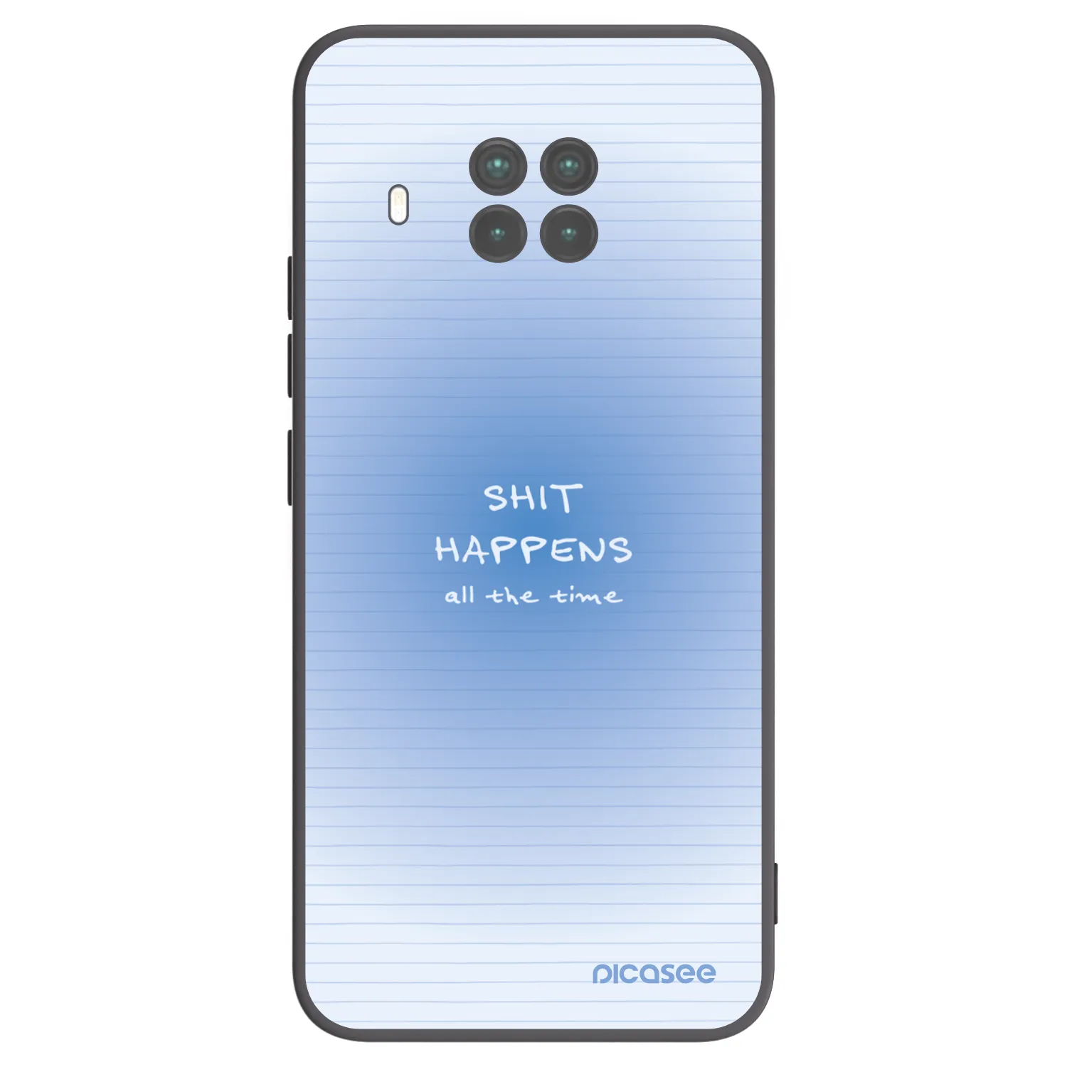 Picasee Μαύρη θήκη σιλικόνης για Xiaomi Mi 10T Lite - Oops Memo