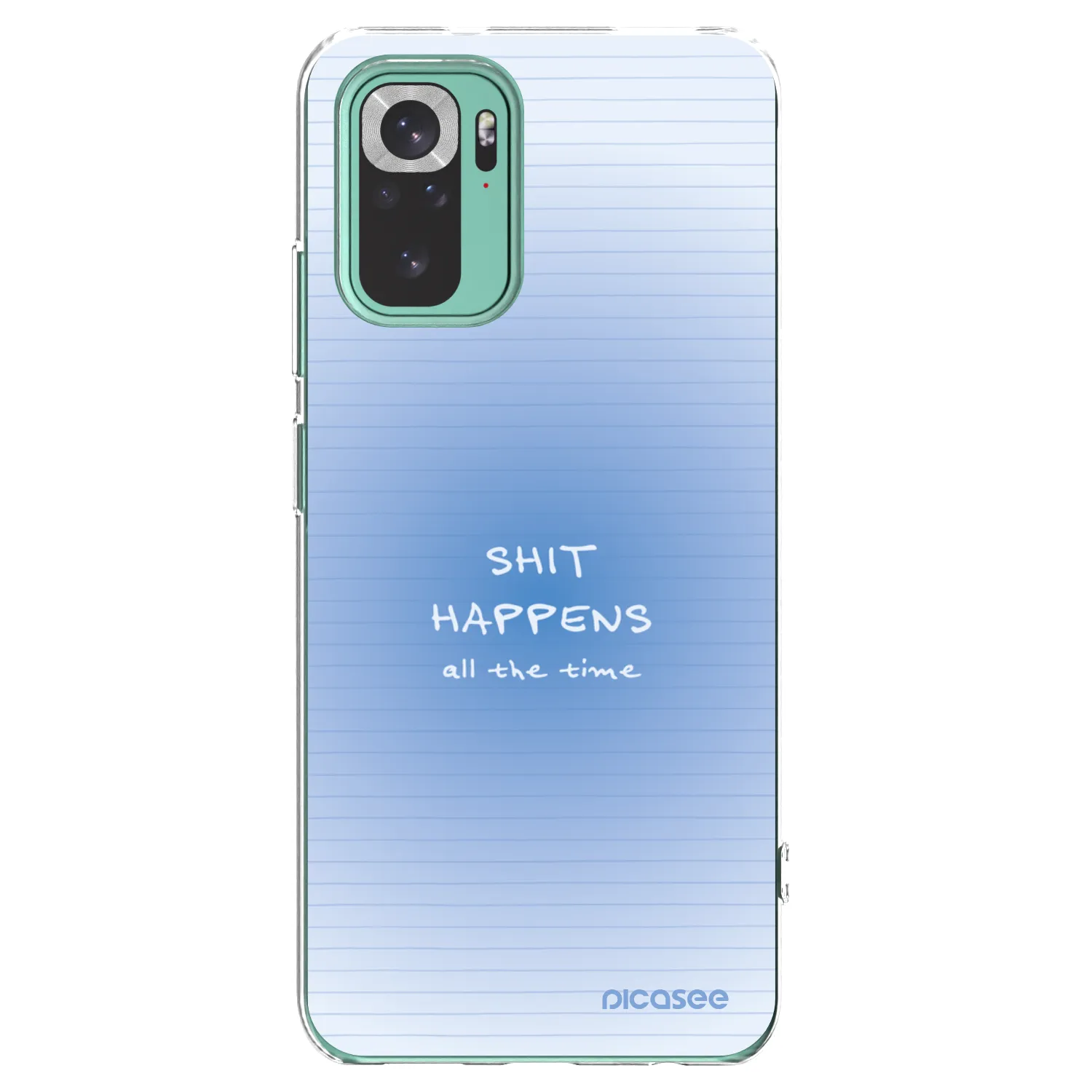 Picasee διαφανής θήκη σιλικόνης Xiaomi Redmi Note 10 Pro - Oops Memo