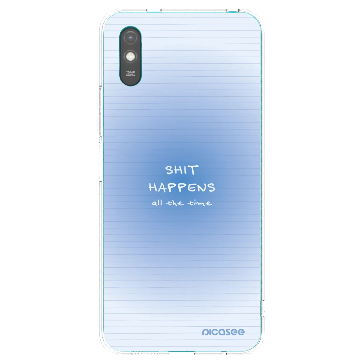 Picasee διαφανής θήκη σιλικόνης Xiaomi Redmi 9AT - Oops Memo