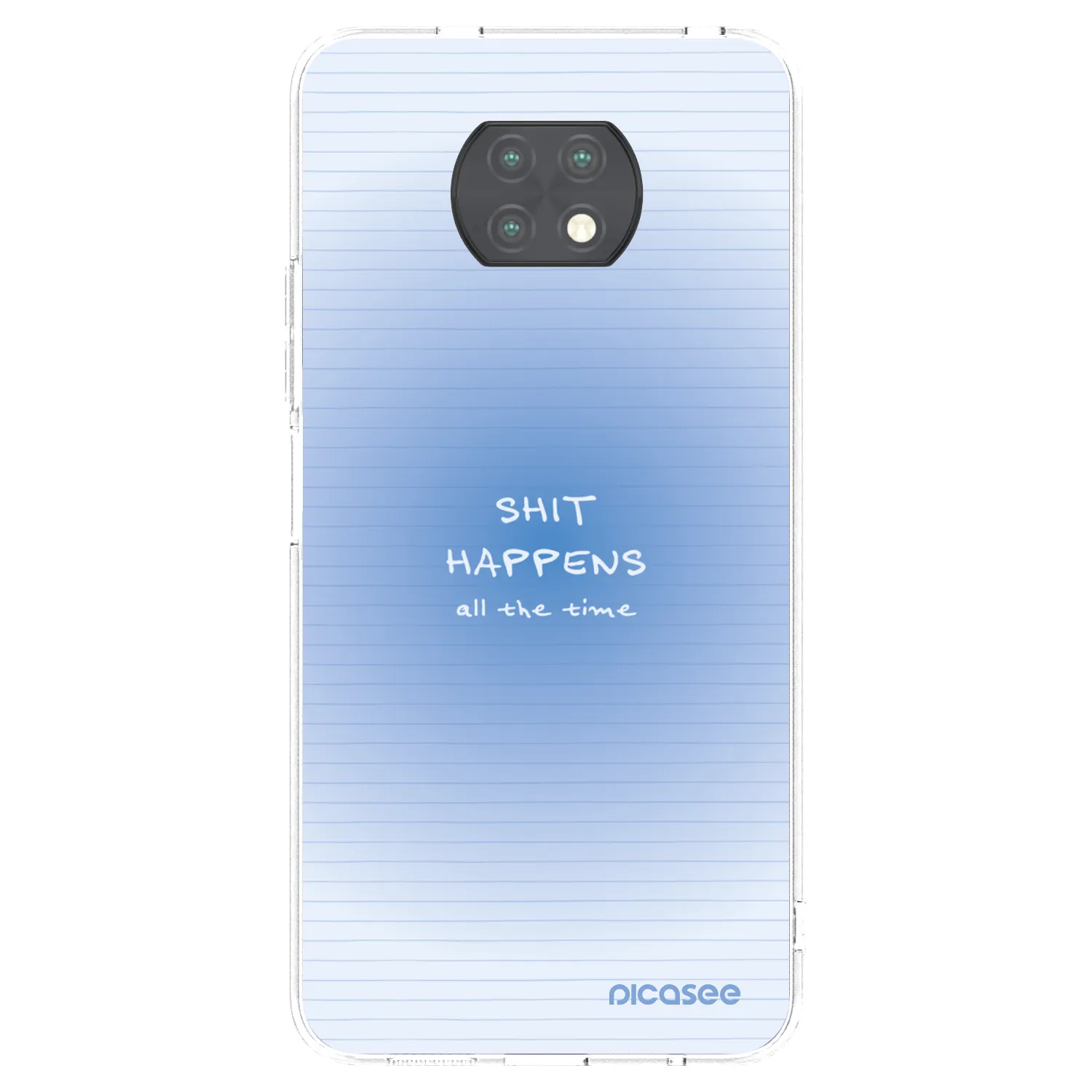 Picasee διαφανής θήκη σιλικόνης Xiaomi Redmi Note 9T - Oops Memo