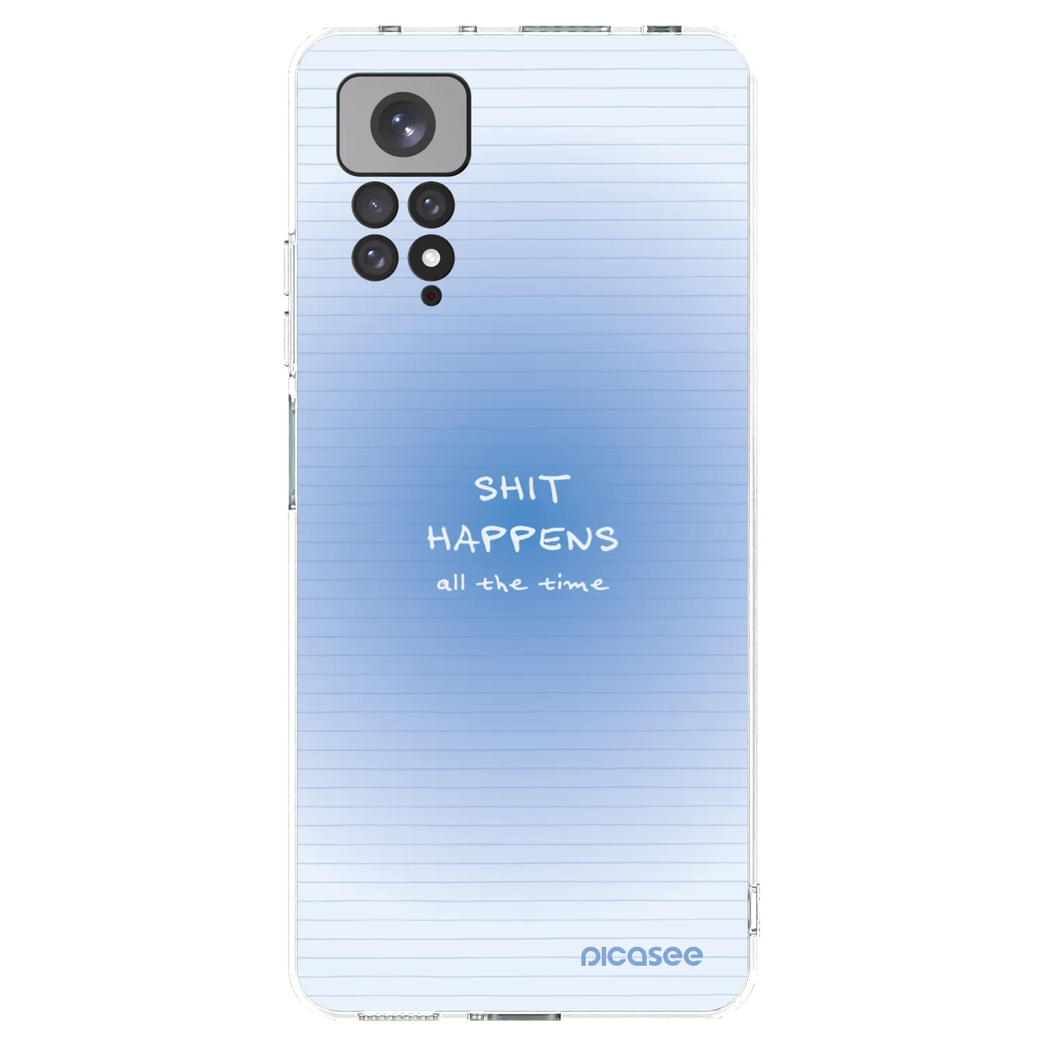 Picasee διαφανής θήκη σιλικόνης Xiaomi Redmi Note 11S 4G - Oops Memo