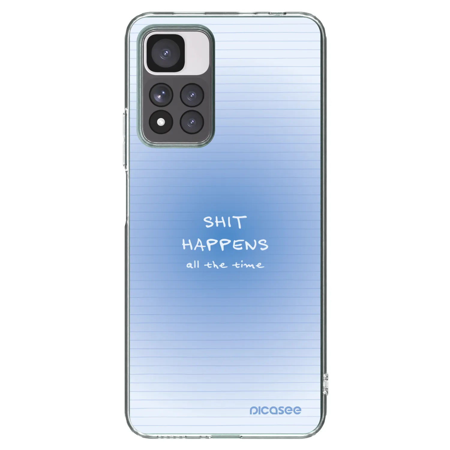 Picasee διαφανής θήκη σιλικόνης Xiaomi Redmi Note 11 Pro+ 5G - Oops Memo