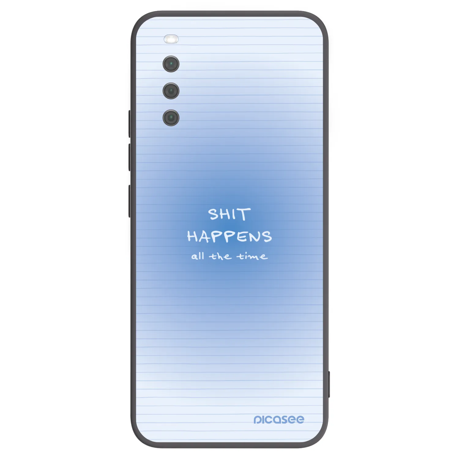 Picasee Μαύρη θήκη σιλικόνης για Sony Xperia 10 III - Oops Memo