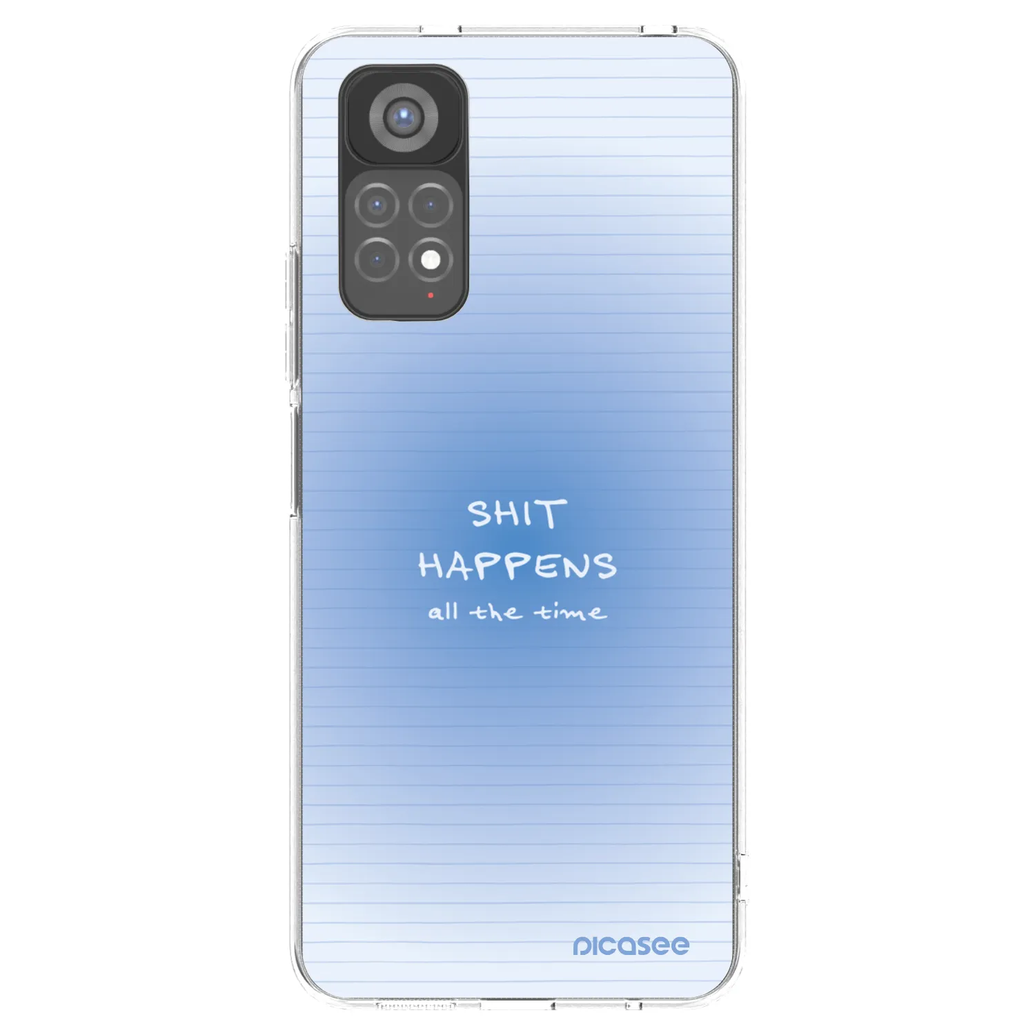 Picasee διαφανής θήκη σιλικόνης Xiaomi Redmi Note 11S 5G - Oops Memo