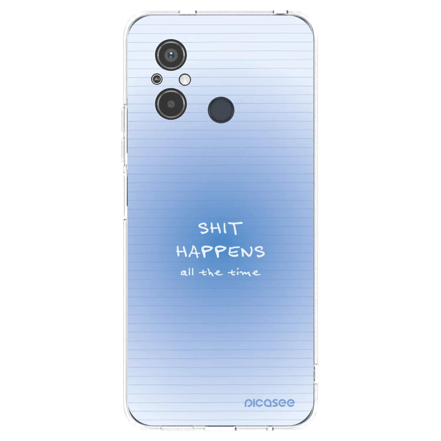 Picasee διαφανής θήκη σιλικόνης Xiaomi Redmi 12C - Oops Memo