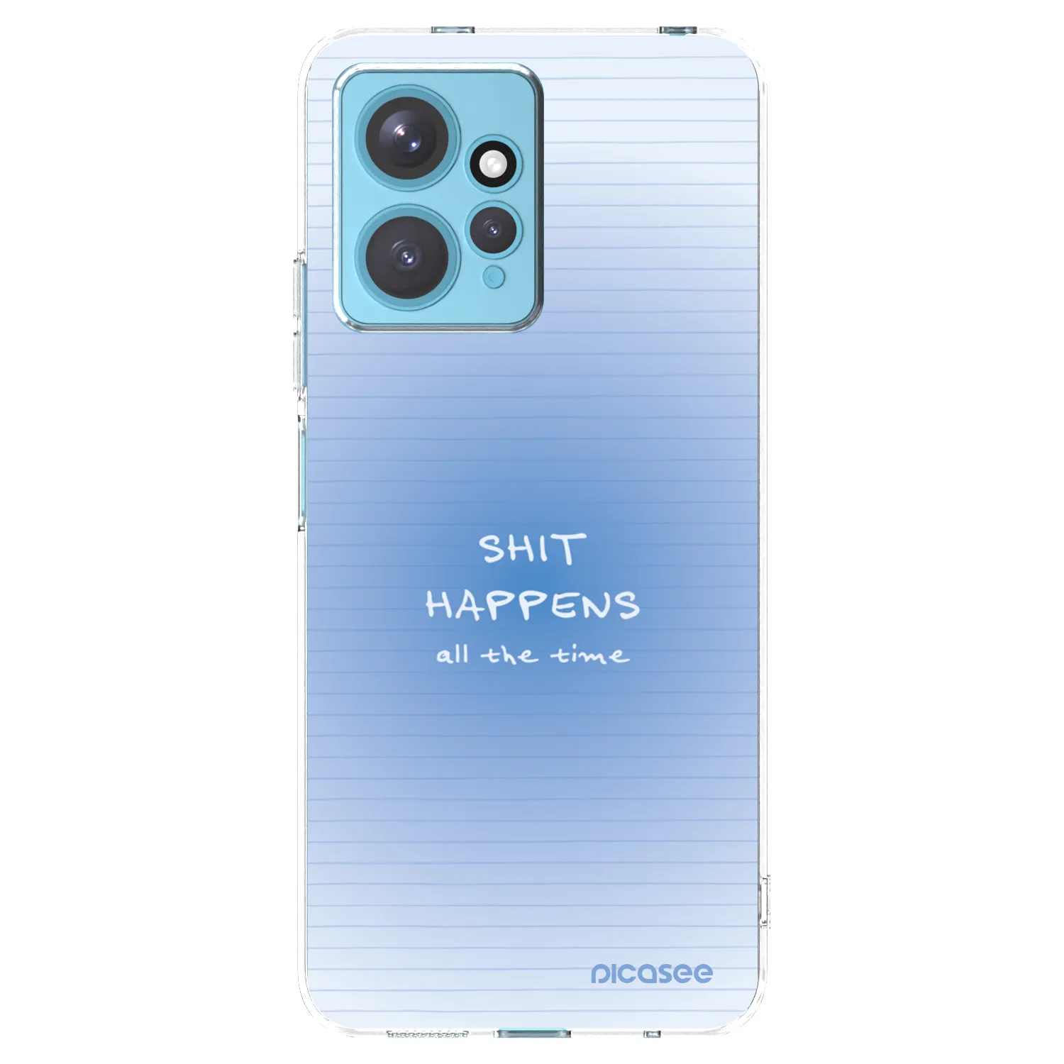 Picasee διαφανής θήκη σιλικόνης Xiaomi Redmi Note 12 4G - Oops Memo