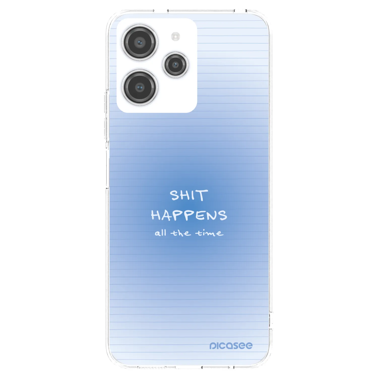 Picasee διαφανής θήκη σιλικόνης Xiaomi Redmi 12 4G - Oops Memo